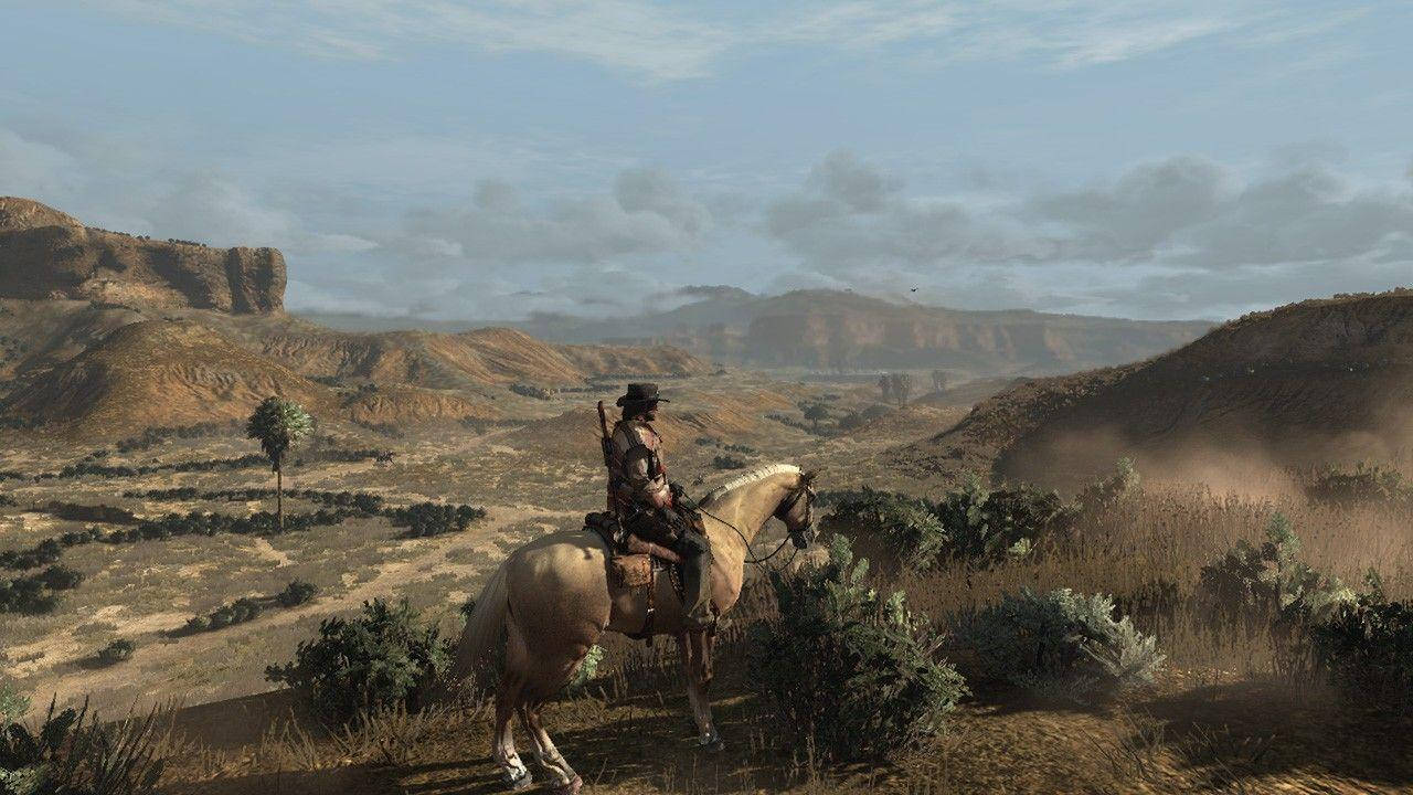 Red Dead Redemption 2 4K Lugar na Desyerto Wallpaper