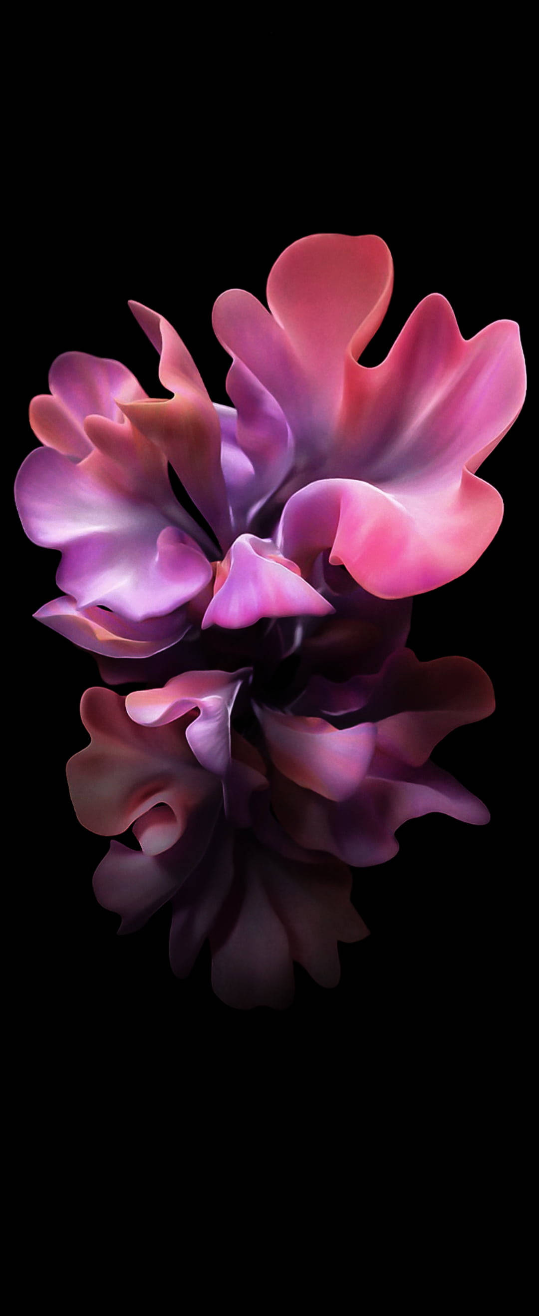 Red Flower Art Para sa Samsung S20 FE Wallpaper