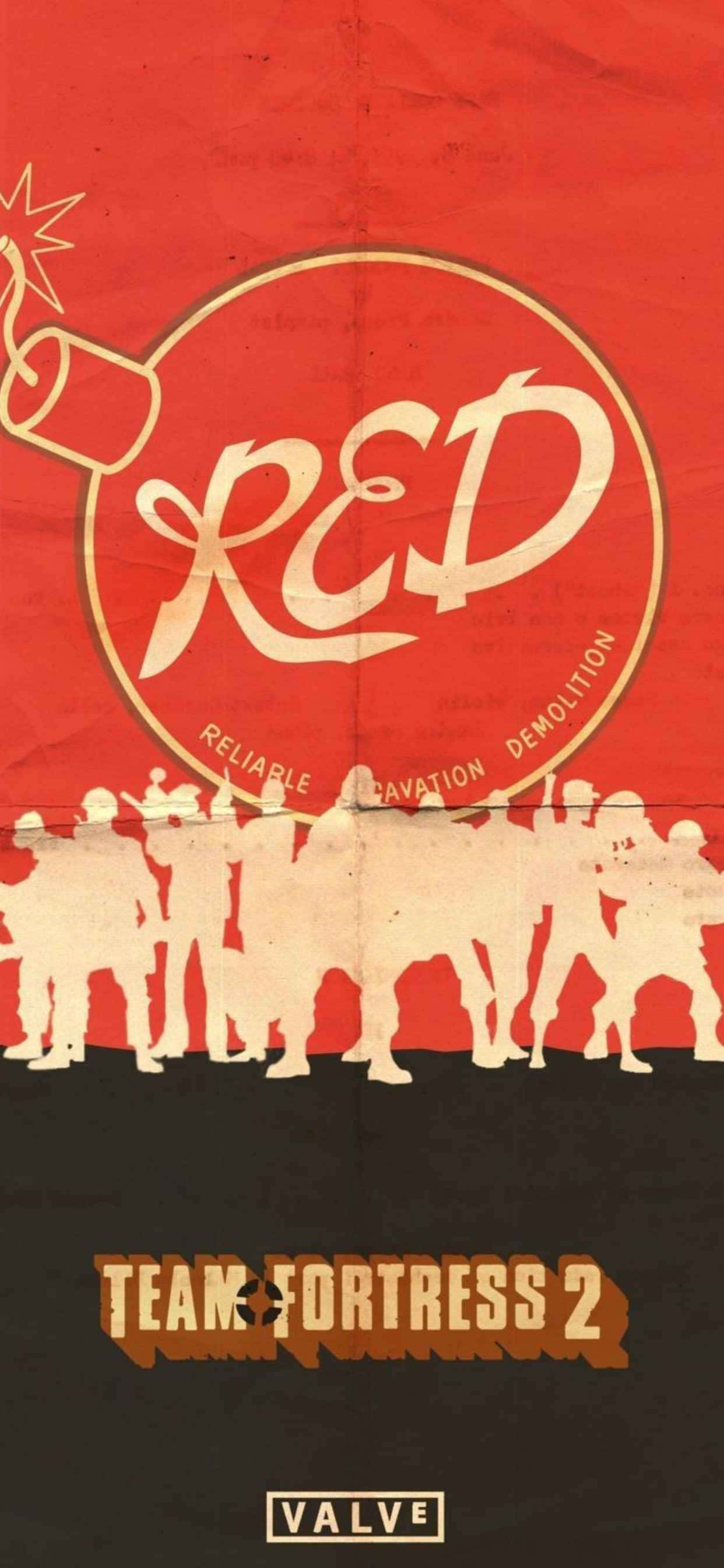 Red Team iPhone Xs Max Team Fortress 2 Background Wallpaper