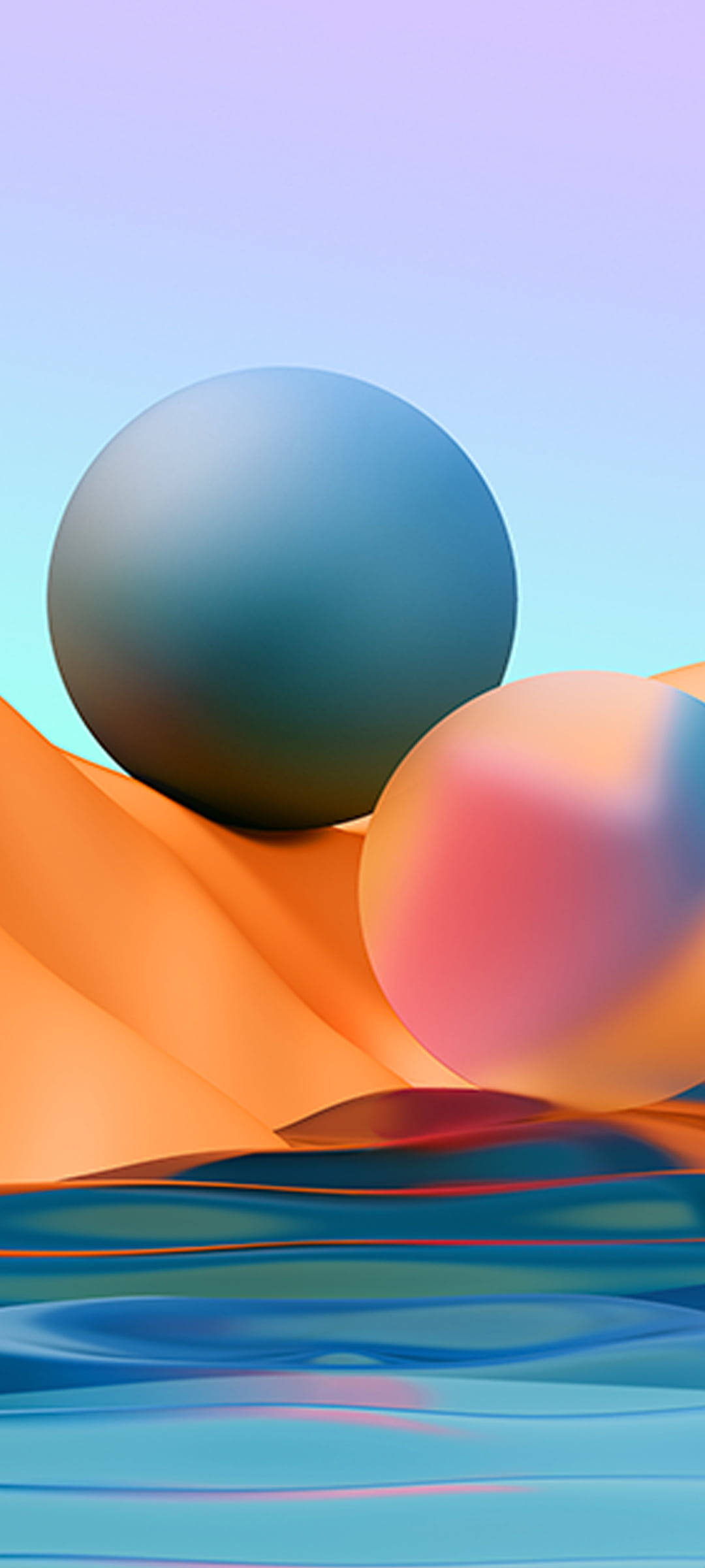 Redmi Note 10 Pastel na mga Bola Wallpaper