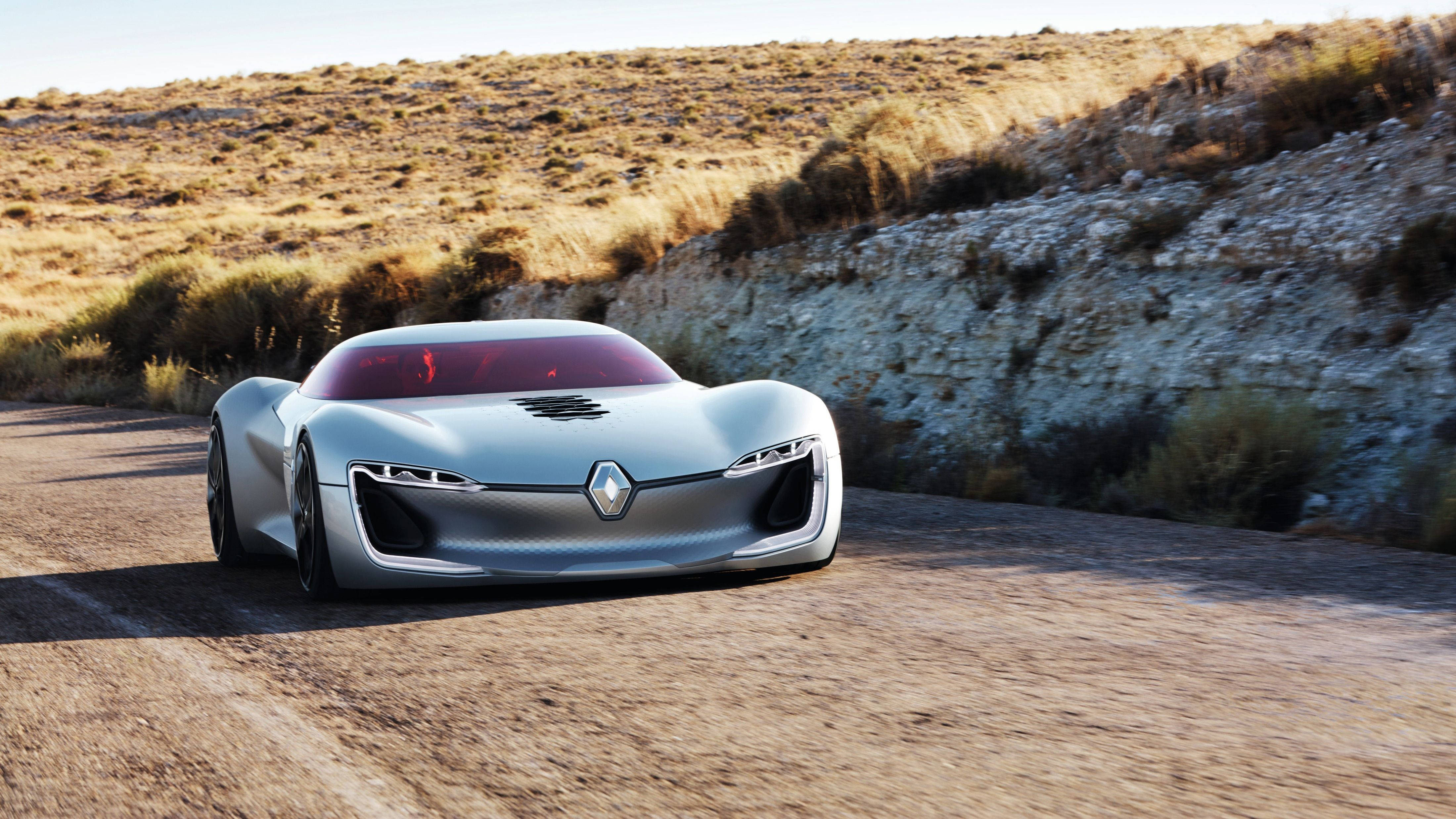 Renault Trezor Concept Car ay Tumama sa Daan Wallpaper
