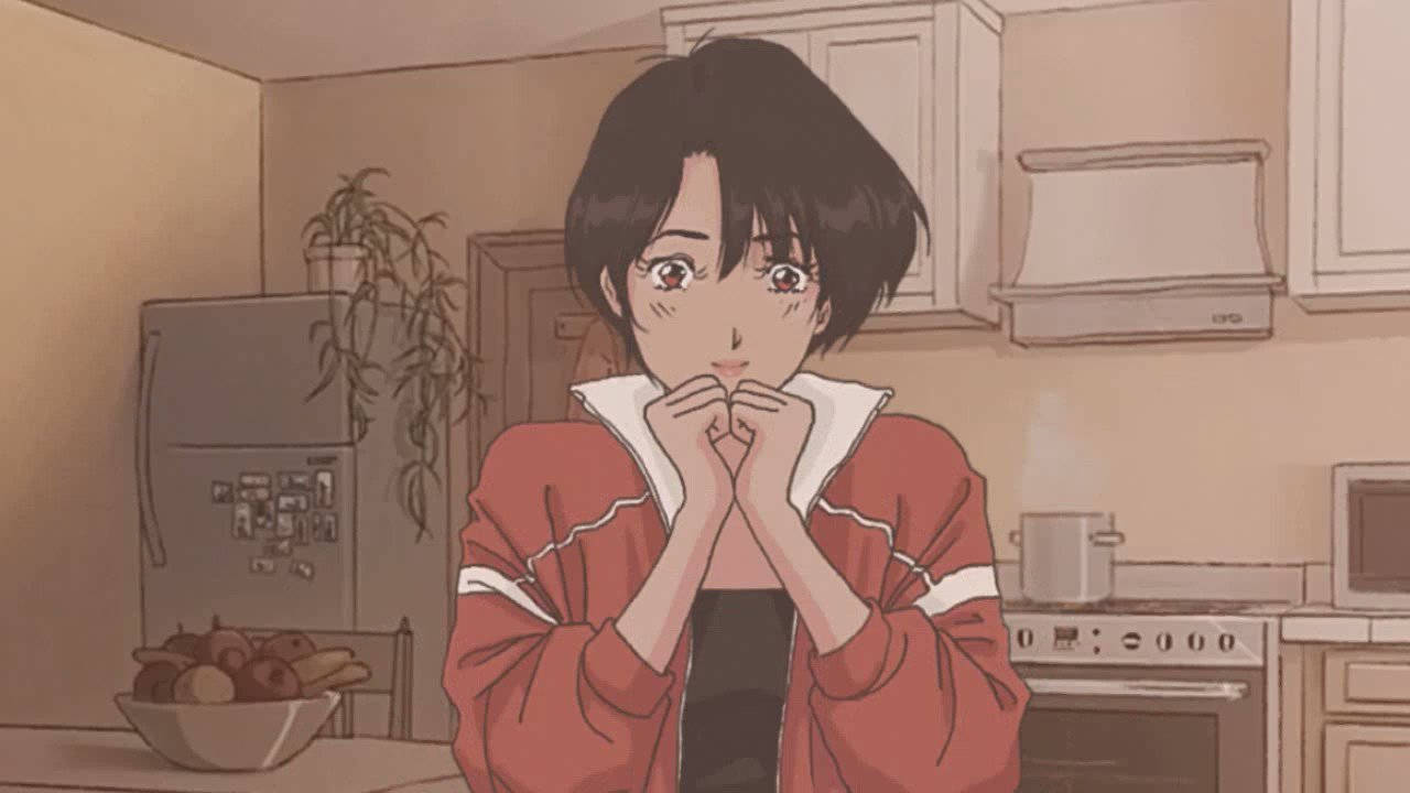 Retro Anime Aesthetic na Kusina na Cute Wallpaper
