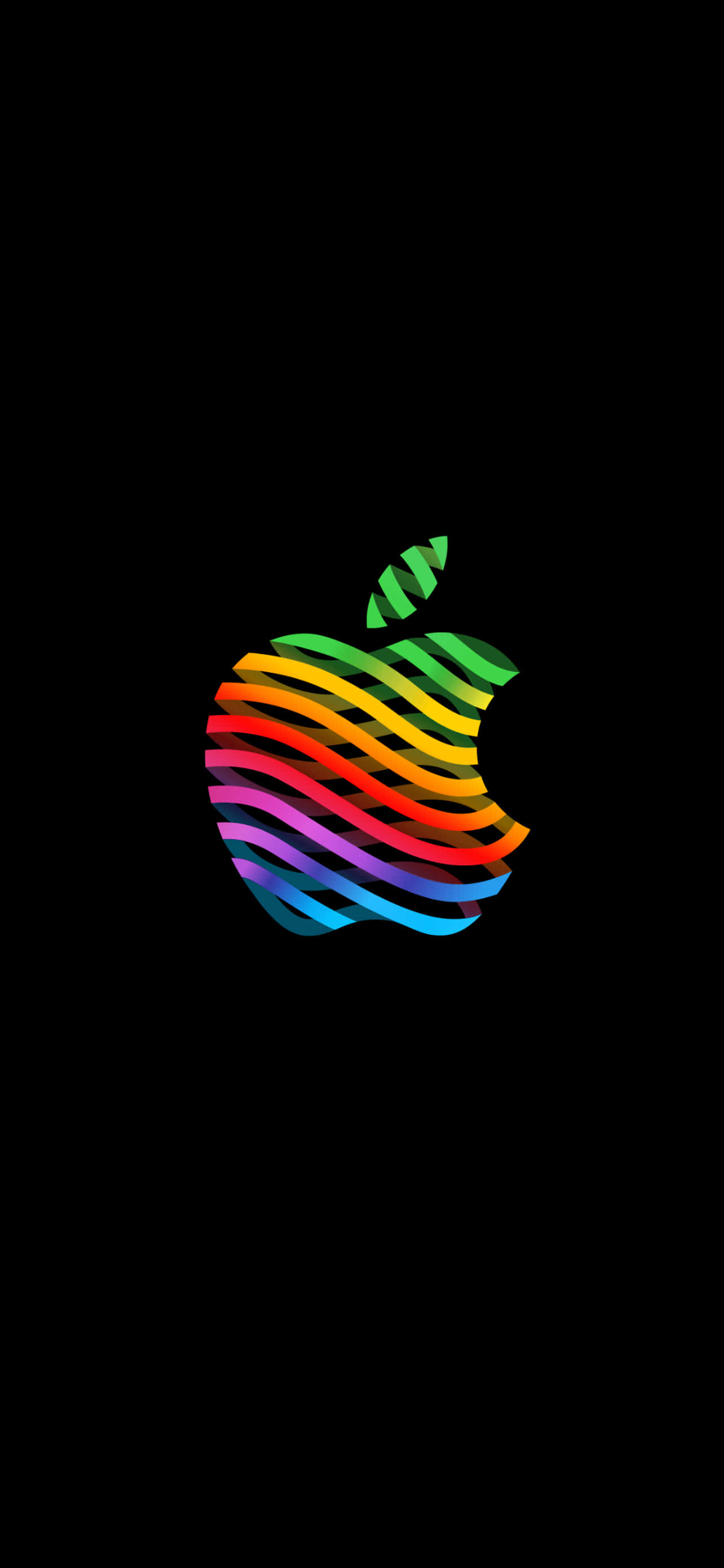 Retro Apple Logo Wallpaper