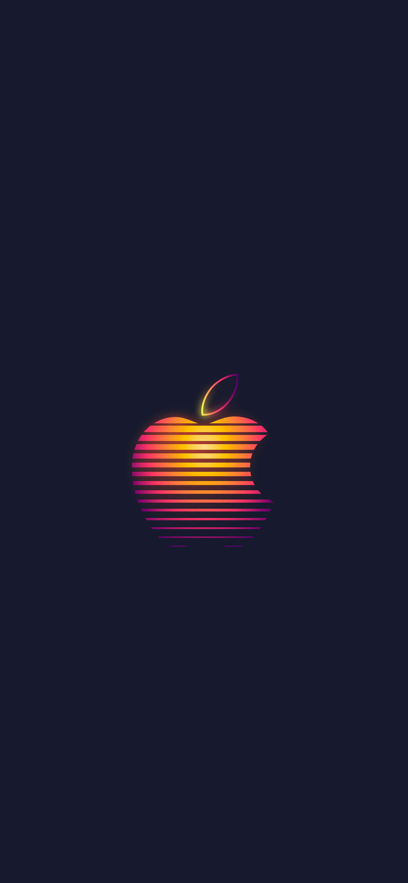 Retro Apple Logo Wallpaper