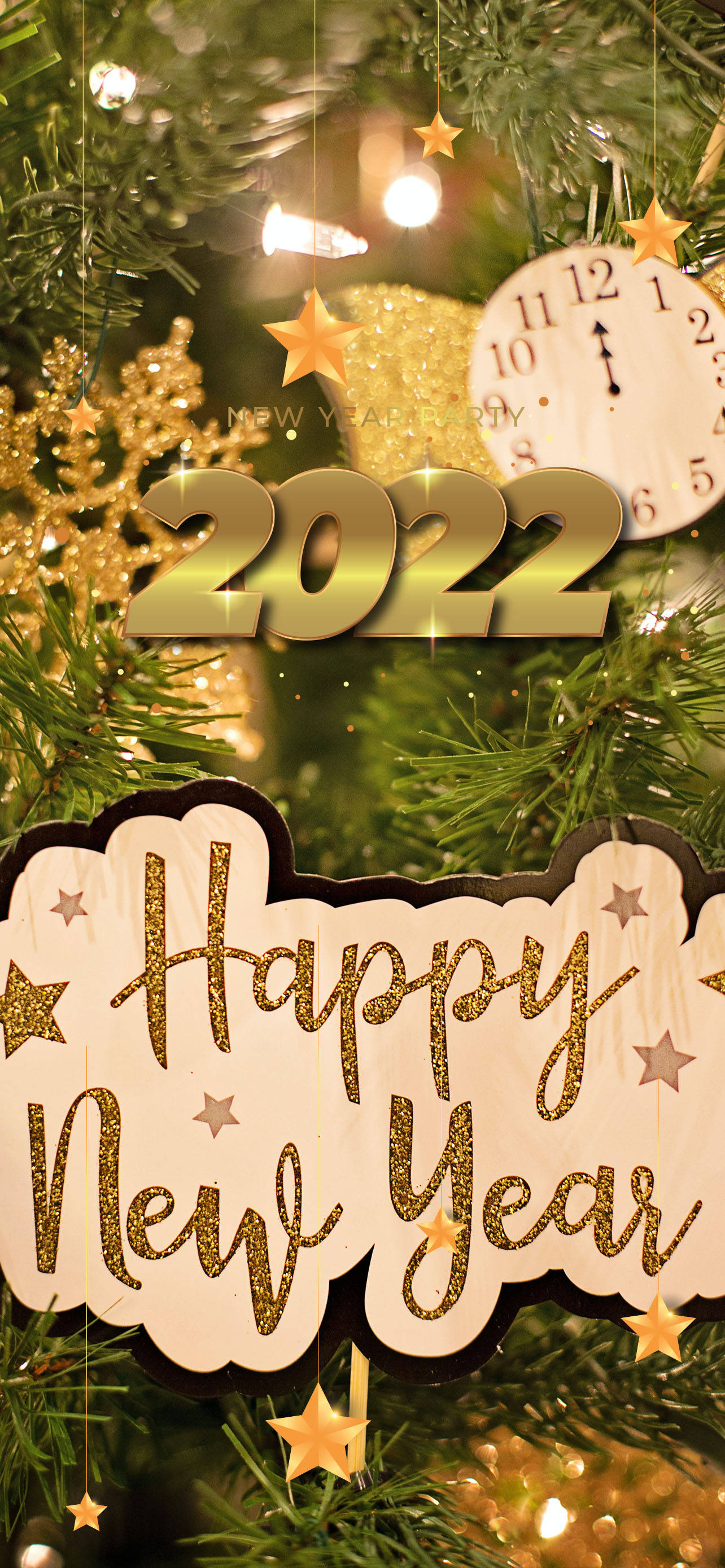 "Ringing in Happy New Year 2022 with spectacular fireworks" Wallpaper
