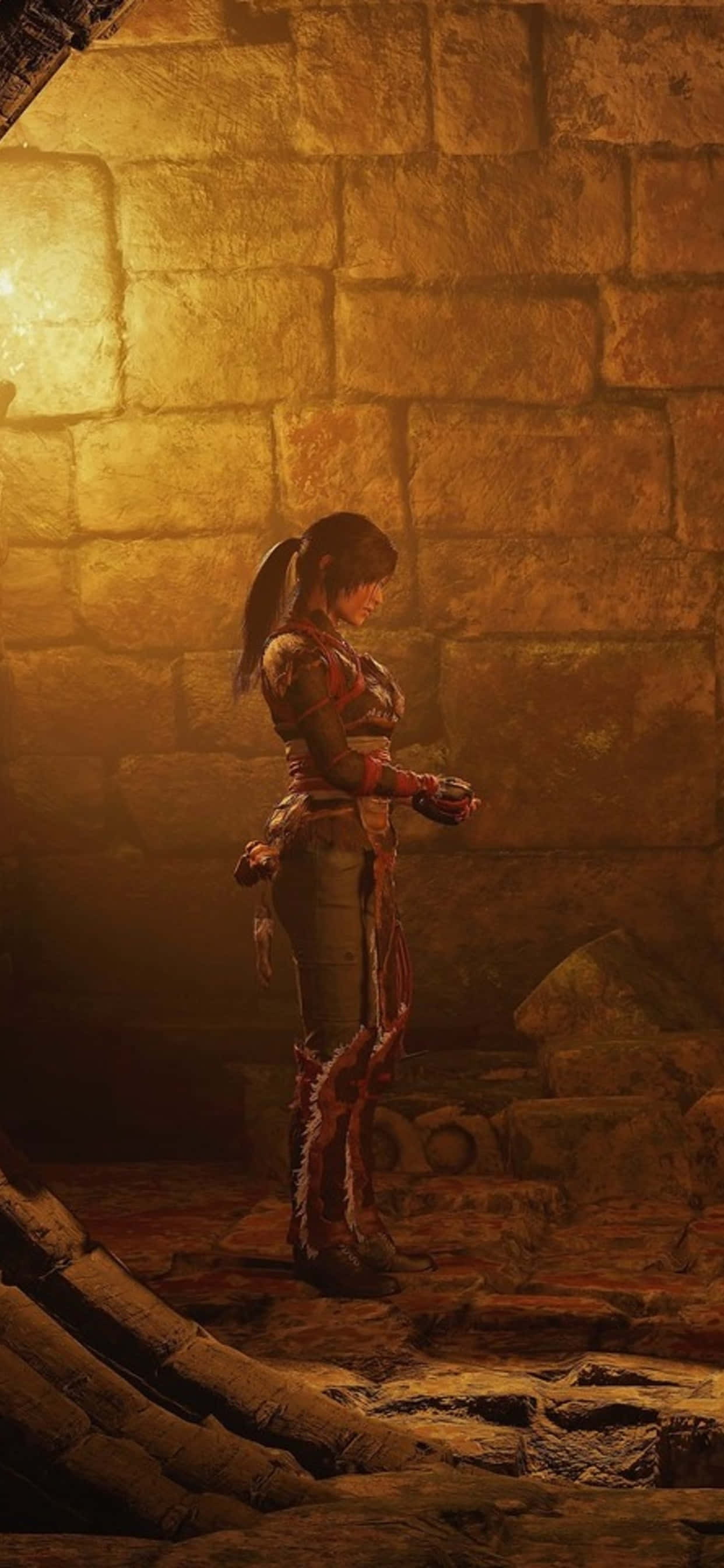 Rise Above the Shadows - Pixel 3 at Shadow Of the Tomb Raider Wallpaper