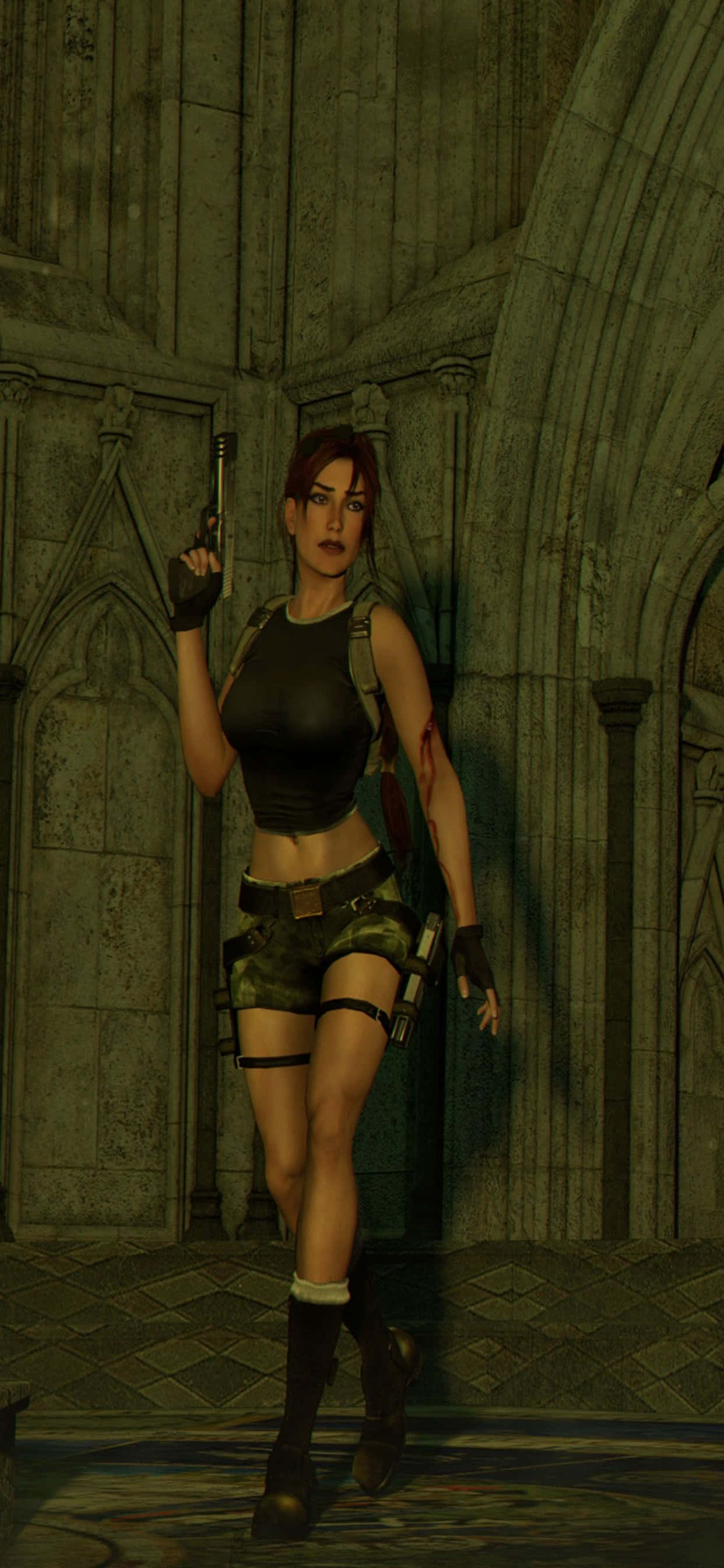 Tumindig sa Hamon ng Tomb Raider. Wallpaper