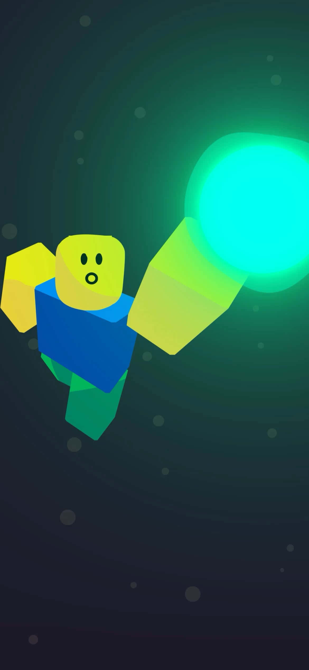 Roblox Cool Galaxy Character iPhone Wallpaper