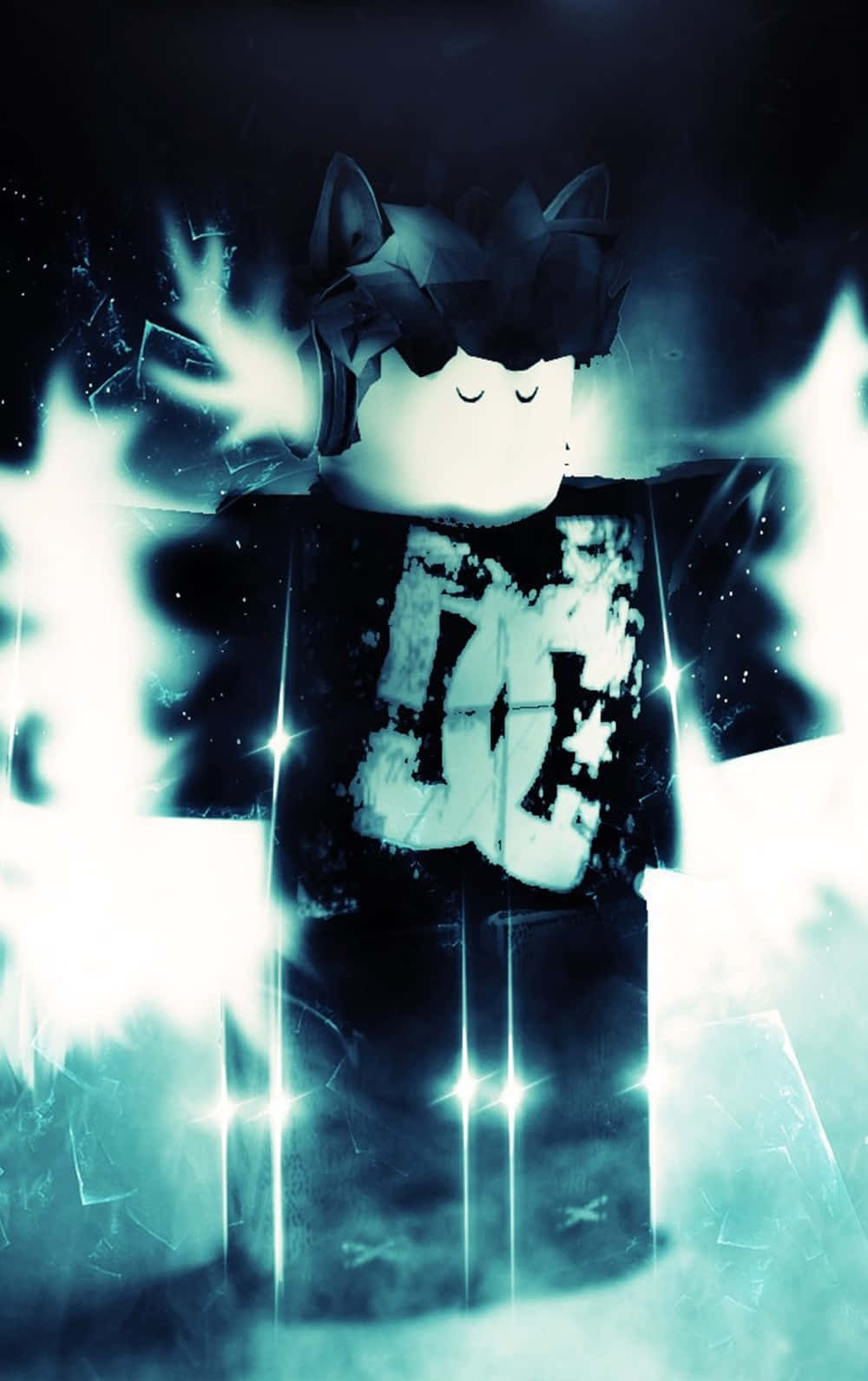 Roblox Emo DC Character iPhone Wallpaper