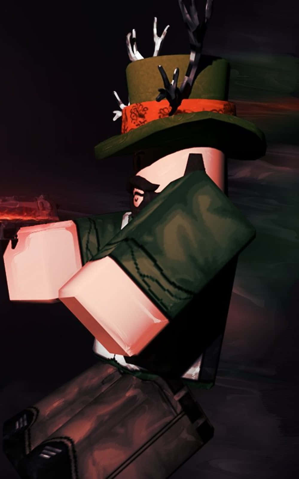 Roblox iPhone Mafia Character Cool Wallpaper
