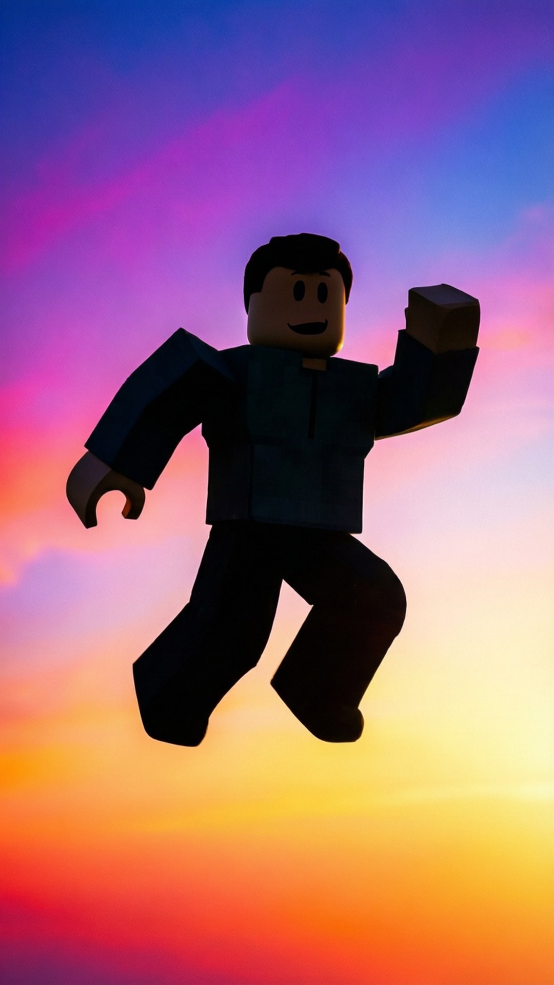 Roblox Silhouette Paglukso Wallpaper