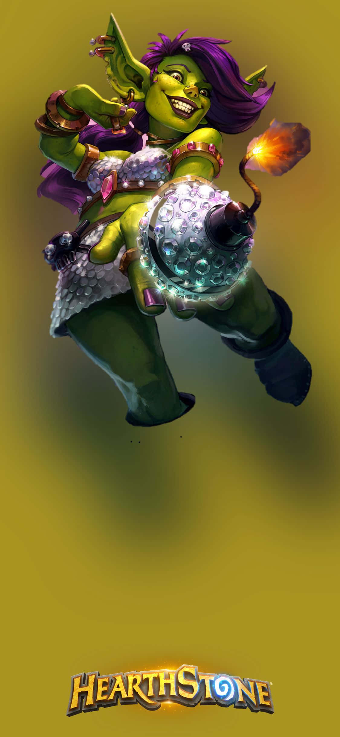Rocket Augmerchant iPhone XS Hearthstone Background Wallpaper