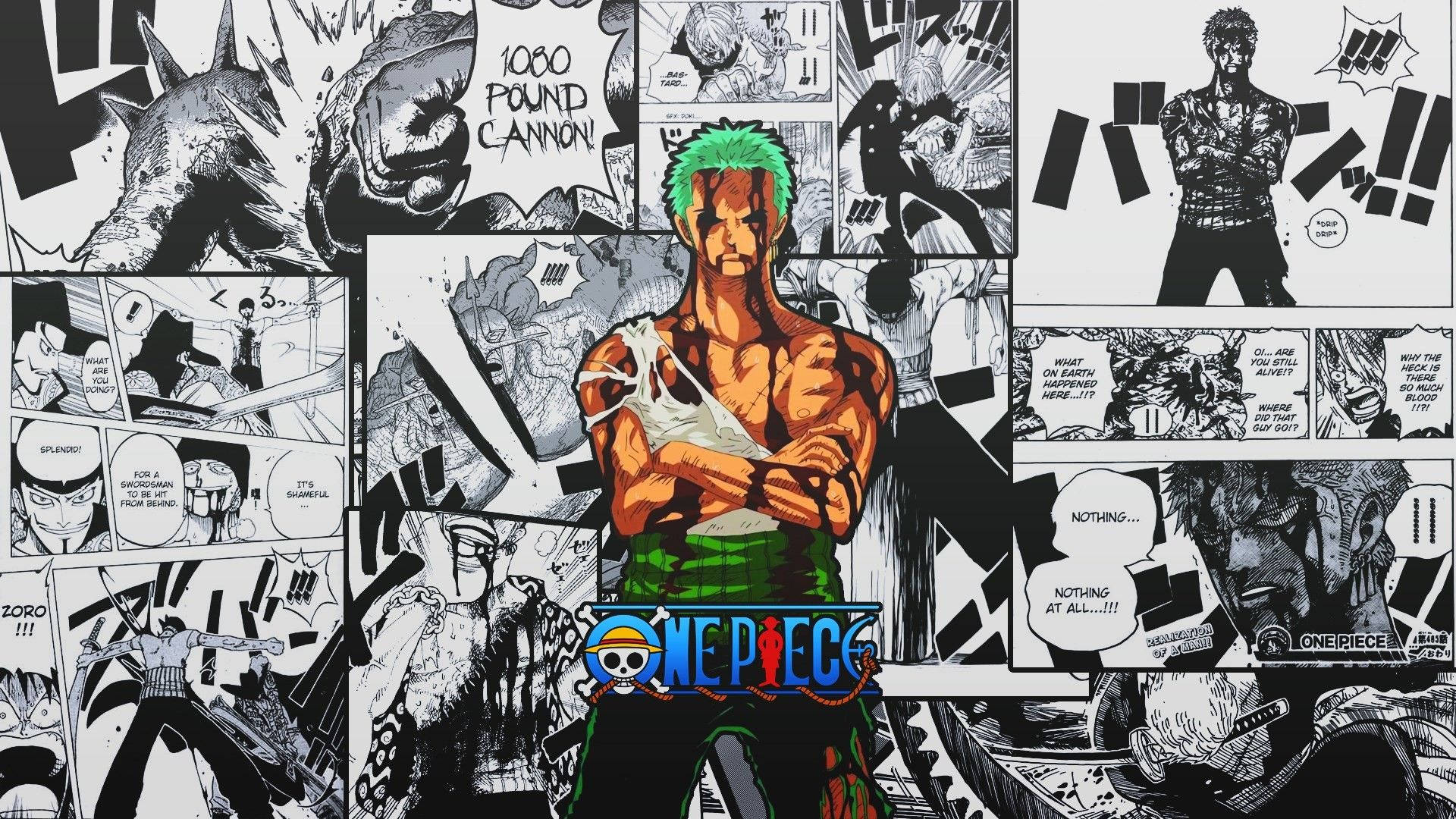 Roronoa Zoro - Ang Mabangis na Mandirigmang Espada ng One Piece Wallpaper