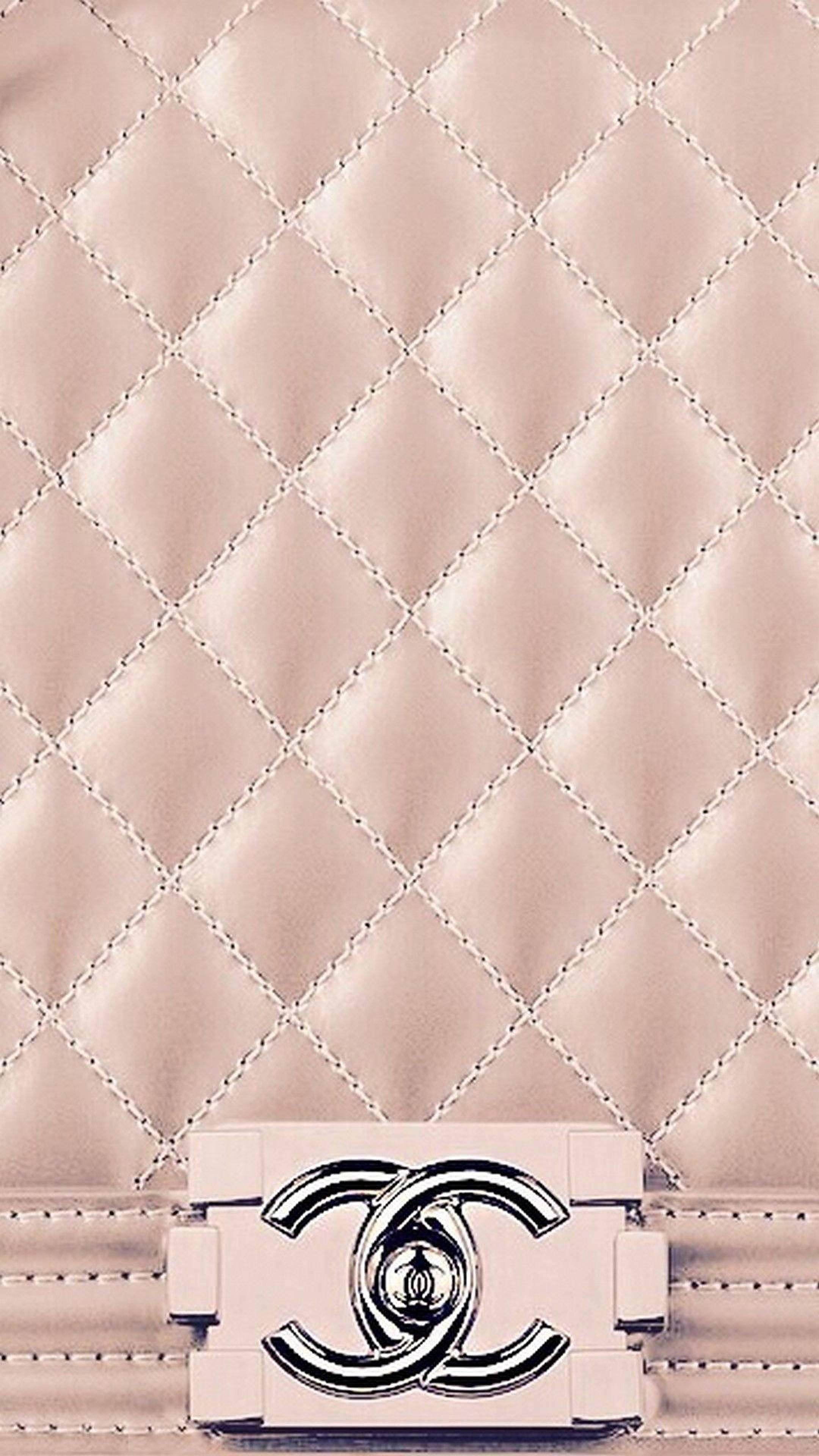 Rose Gold Aesthetic na Chanel Bag Wallpaper