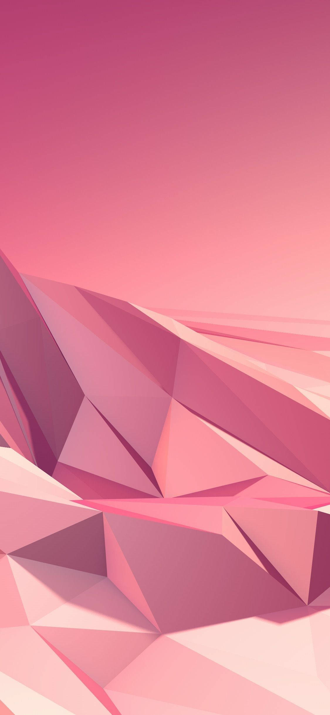 Rose Gold na Mga Hugis Heometriko Wallpaper