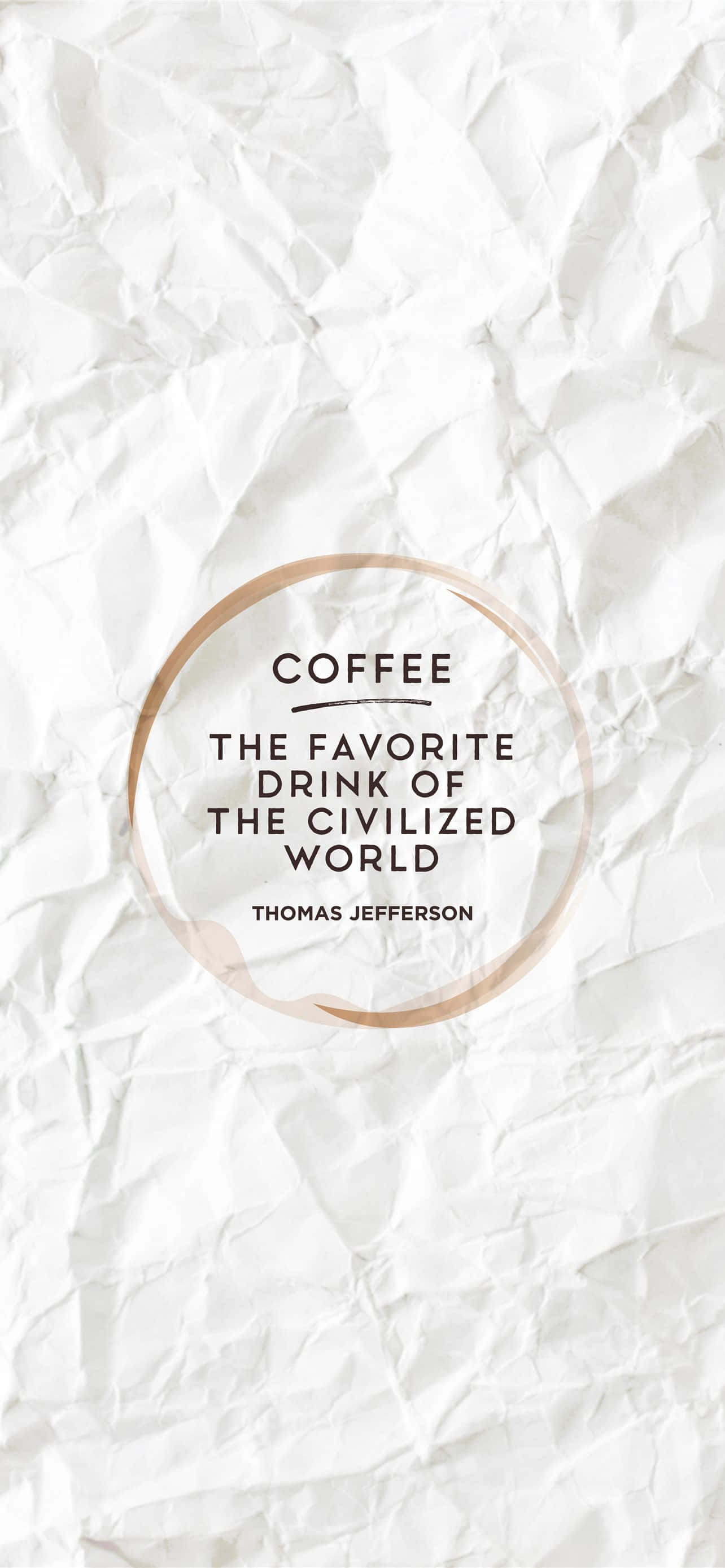 Rose Gold Quotes Kape Wallpaper