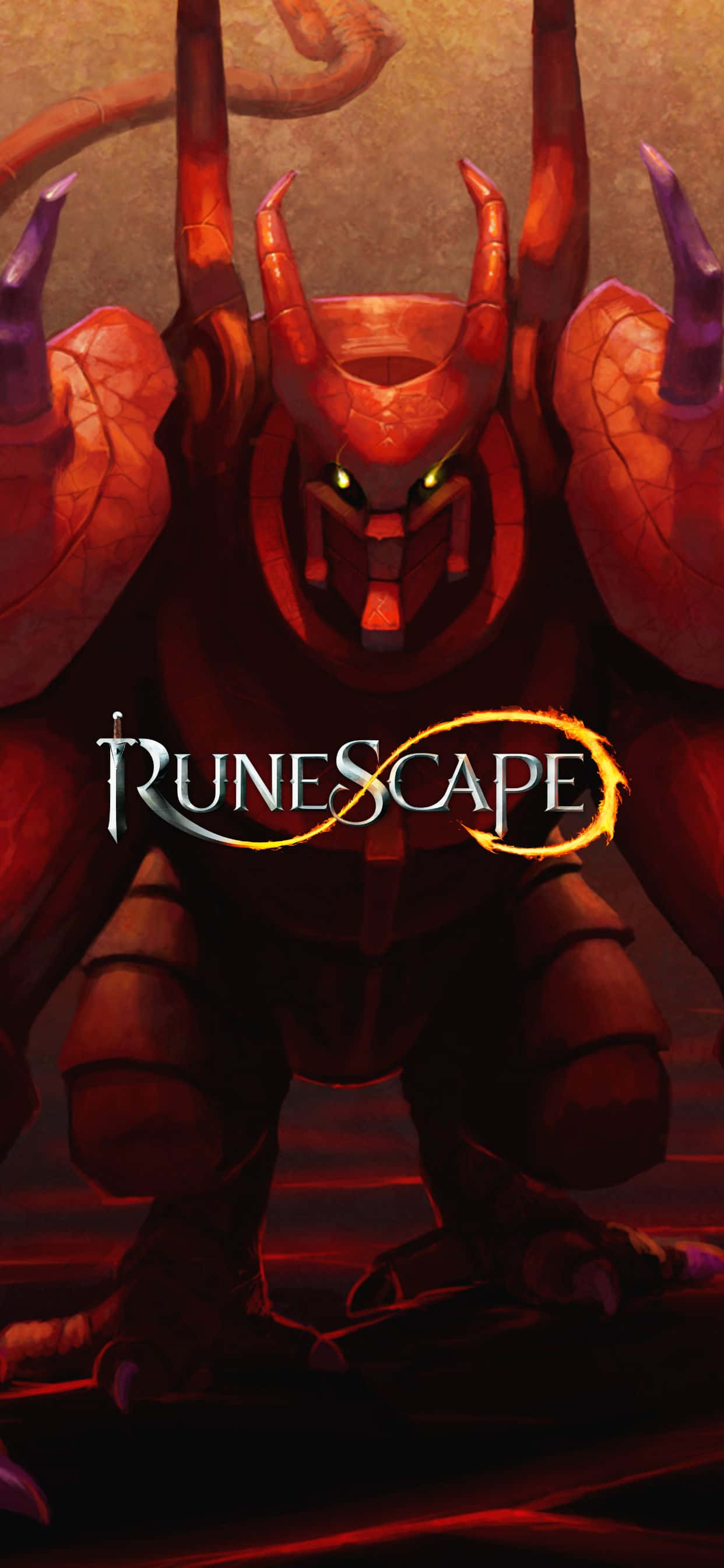 runescape - isang demonyo na may pulang sungay Wallpaper