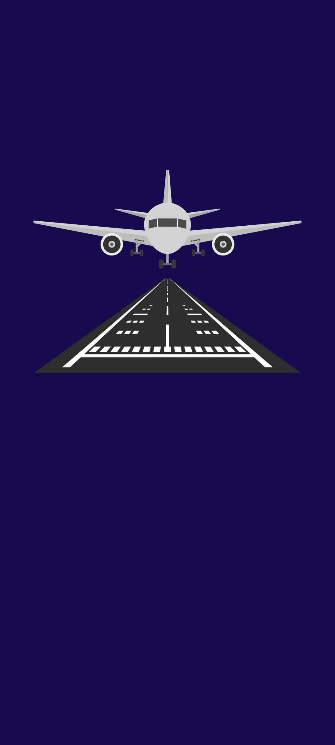 Runway Purple Art Wallpaper
