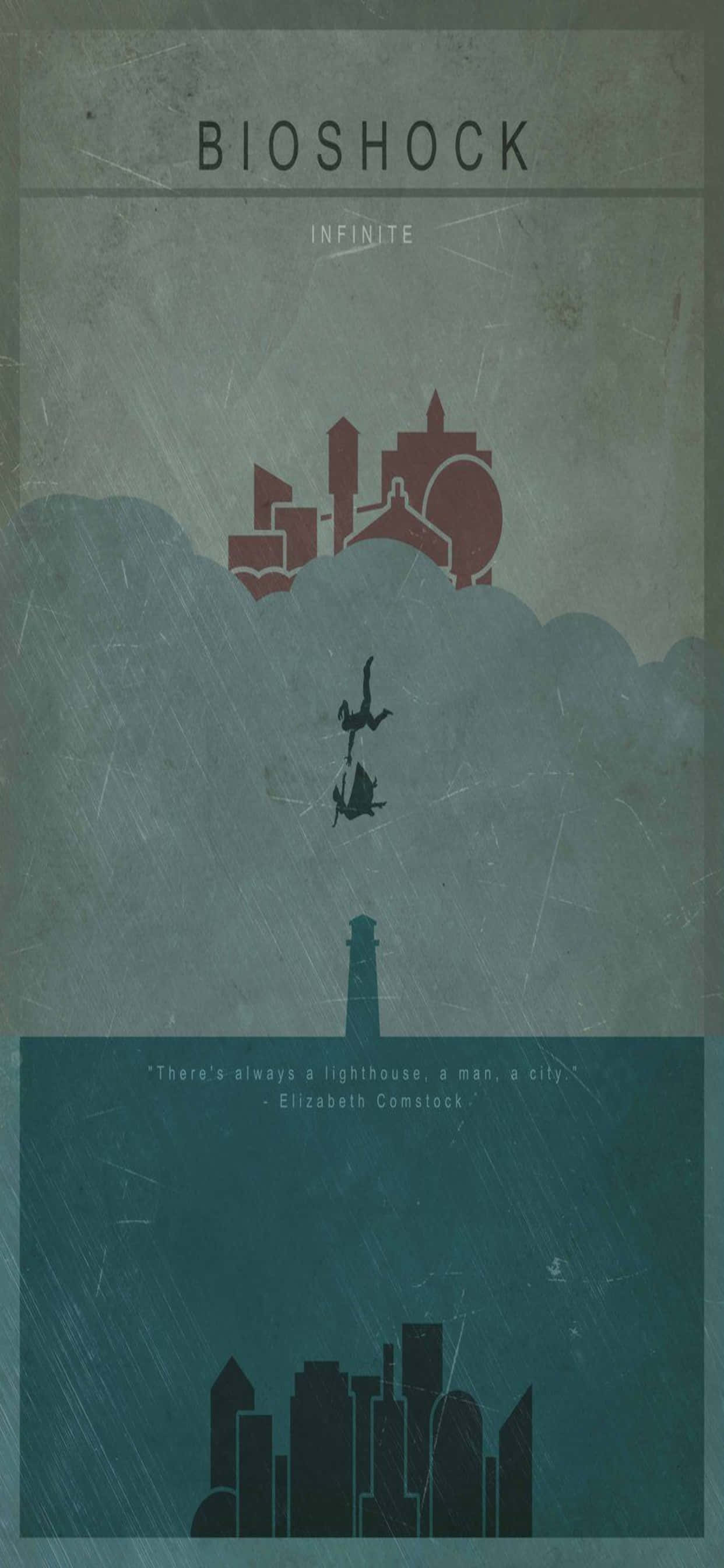Rustic Theme iPhone Xs Max Bioshock Infinite Background Wallpaper