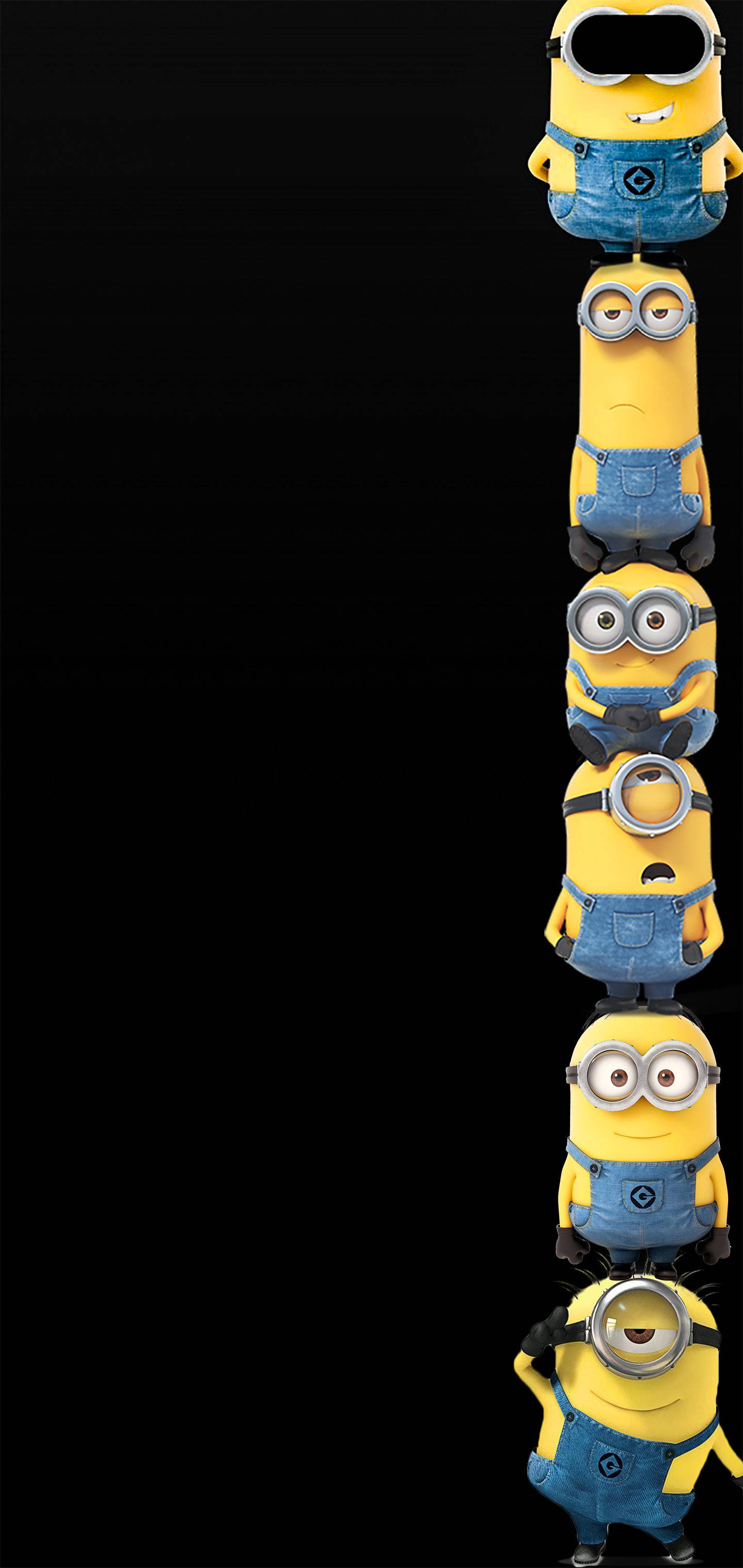 S10+ Mga Kaibig-ibig na Minions Wallpaper