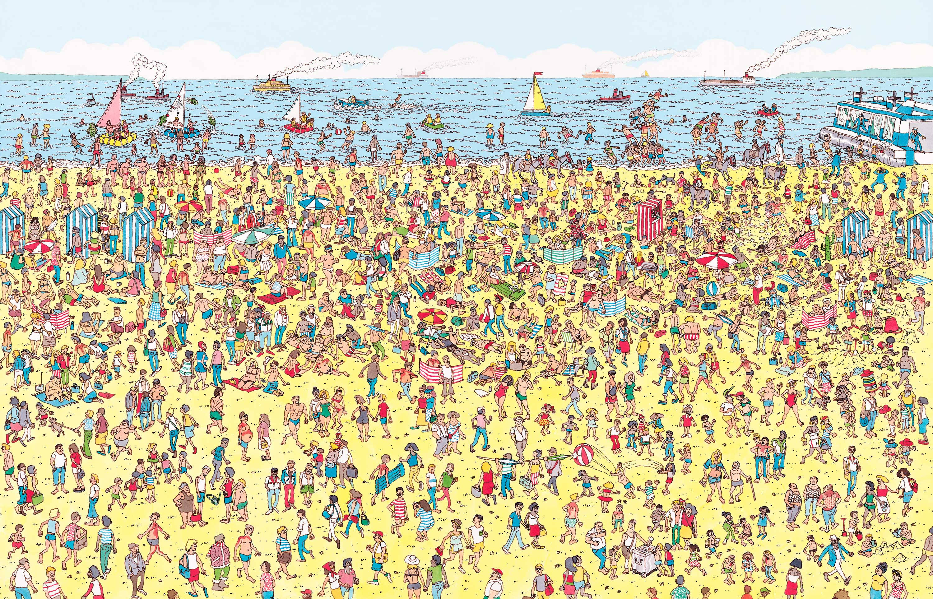 Saan si Waldo sa Dalampasigan Wallpaper