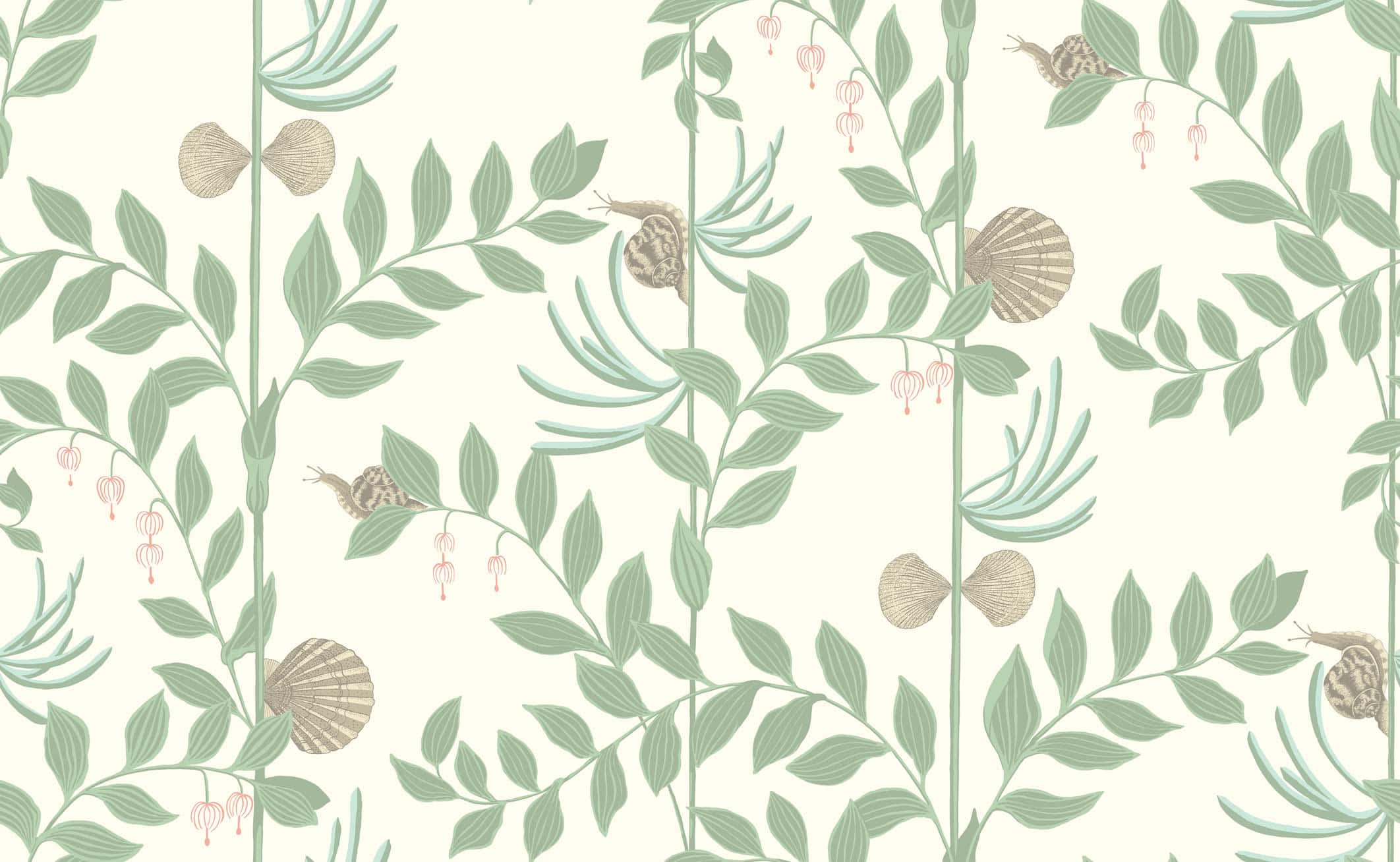 Sage Green na Aesthetic Background na Nakakapagpayapa Wallpaper