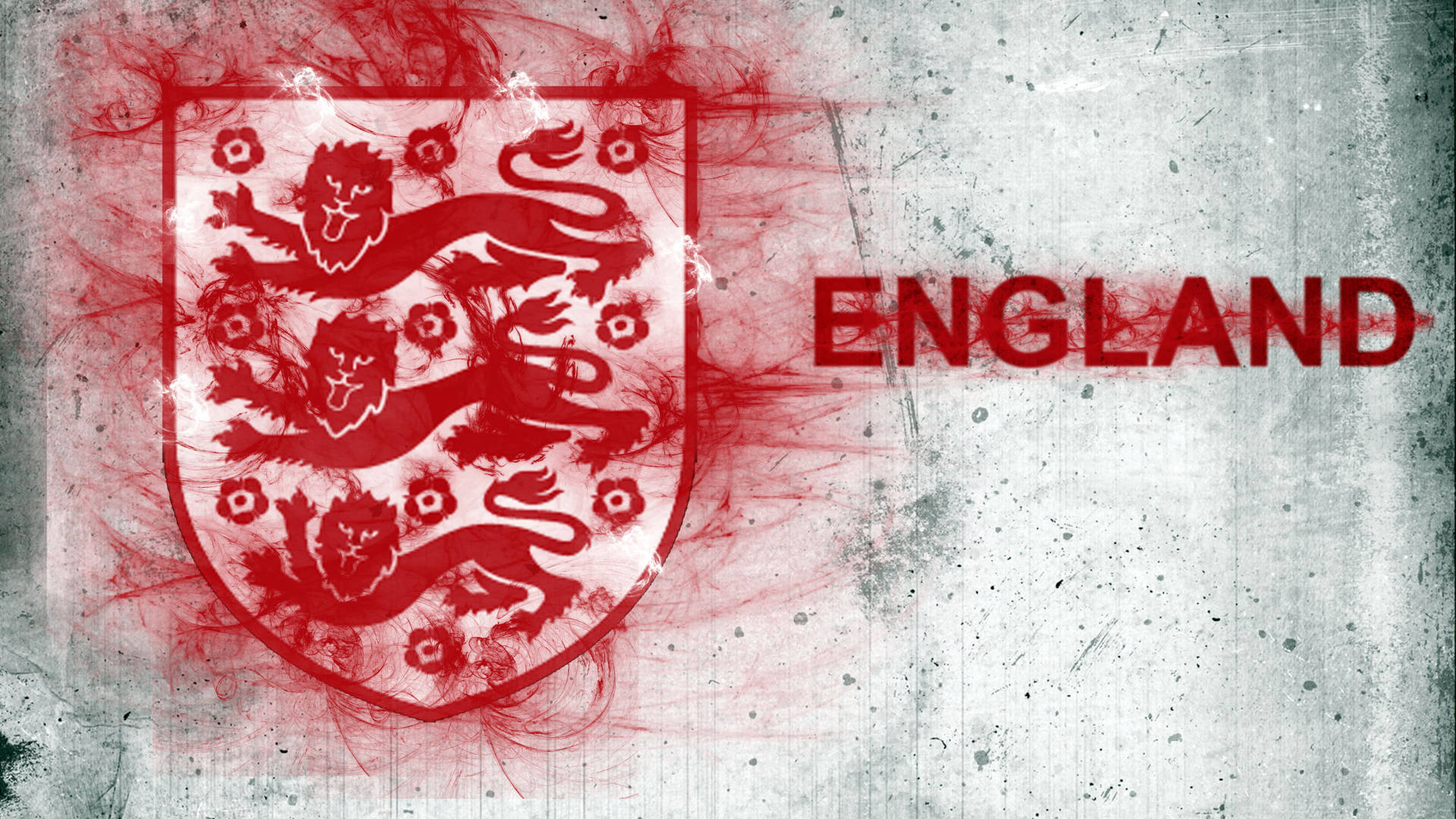 Sagisag ng England Football na may Graffiti sa Pader Wallpaper