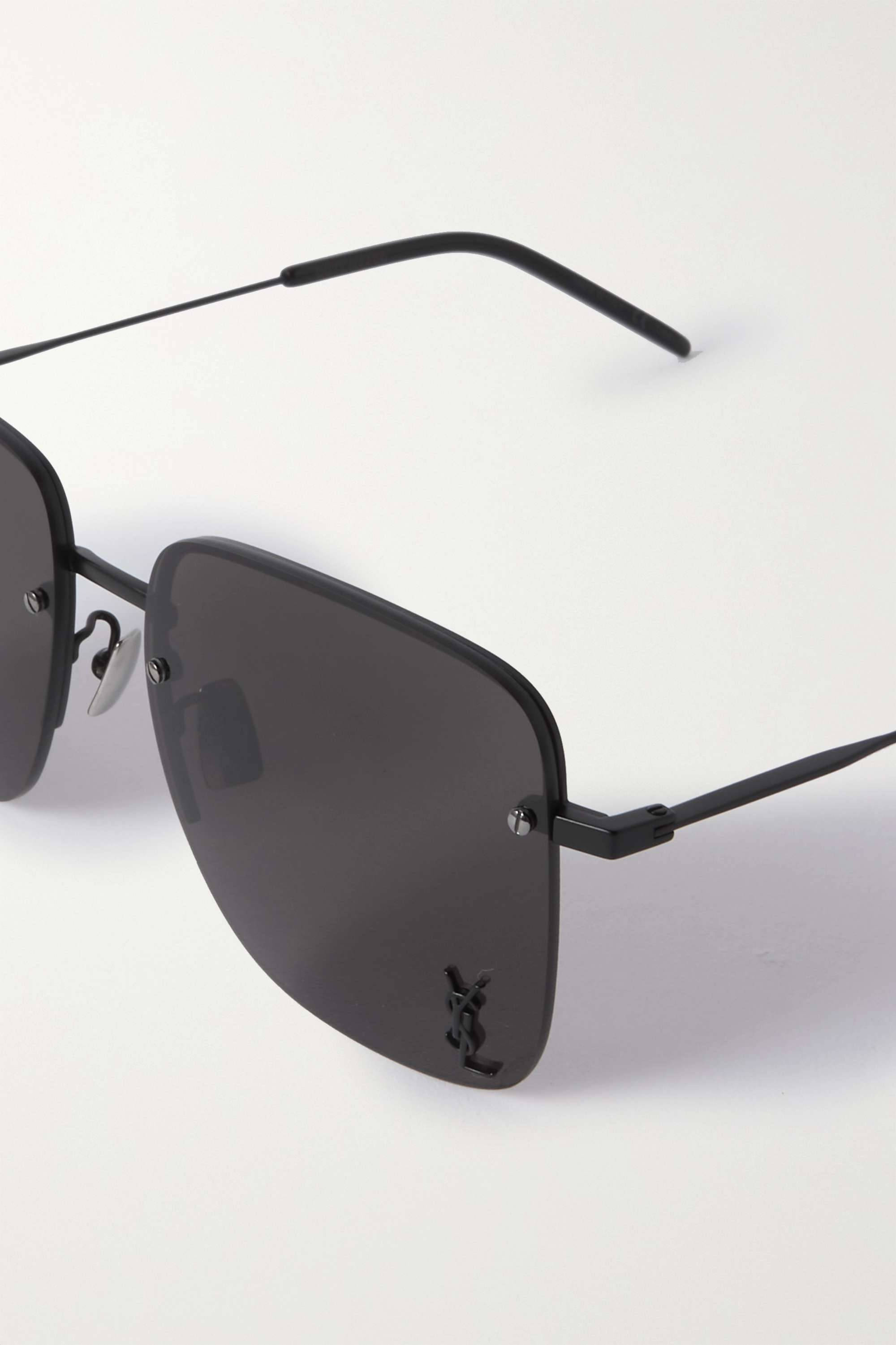 Saint Laurent Square-frame metal sunglasses Wallpaper