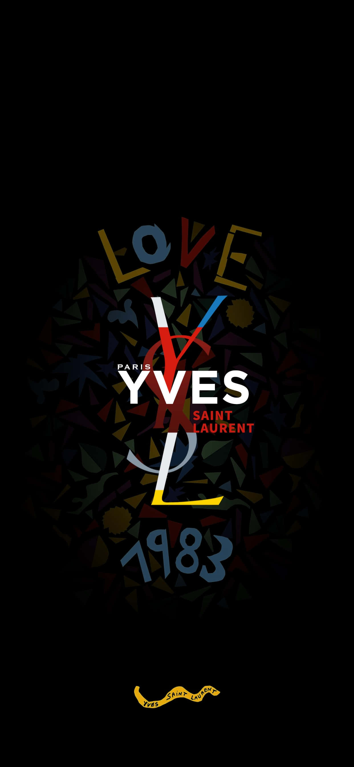 Saksihan ang alor ng Yves Saint Laurent, ang ikonikong fashion house. Wallpaper