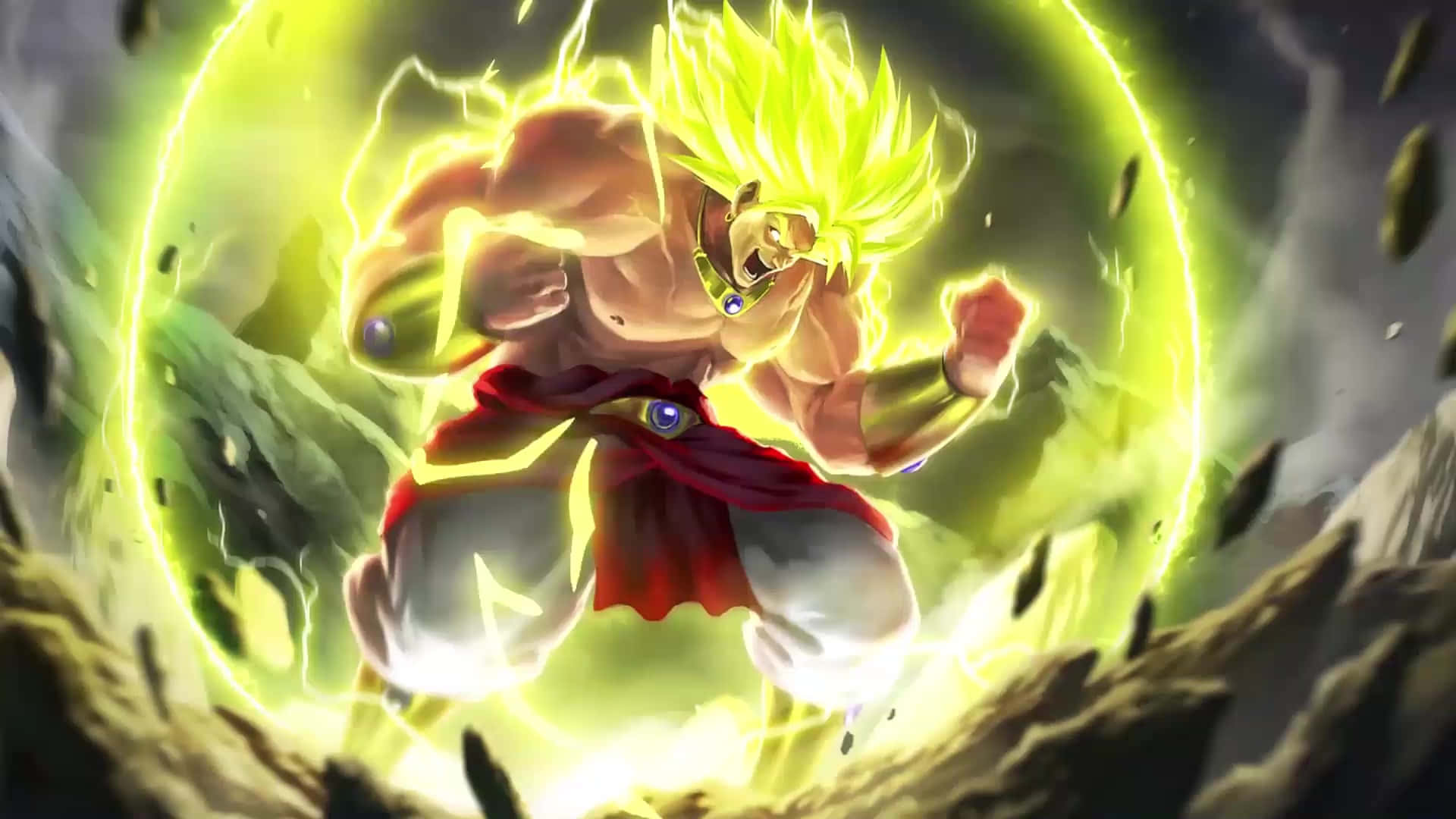 Saksihan ang epikong laban sa pagitan ng Super Saiyan Broly at Goku sa Dragon Ball Super: Broly! Wallpaper