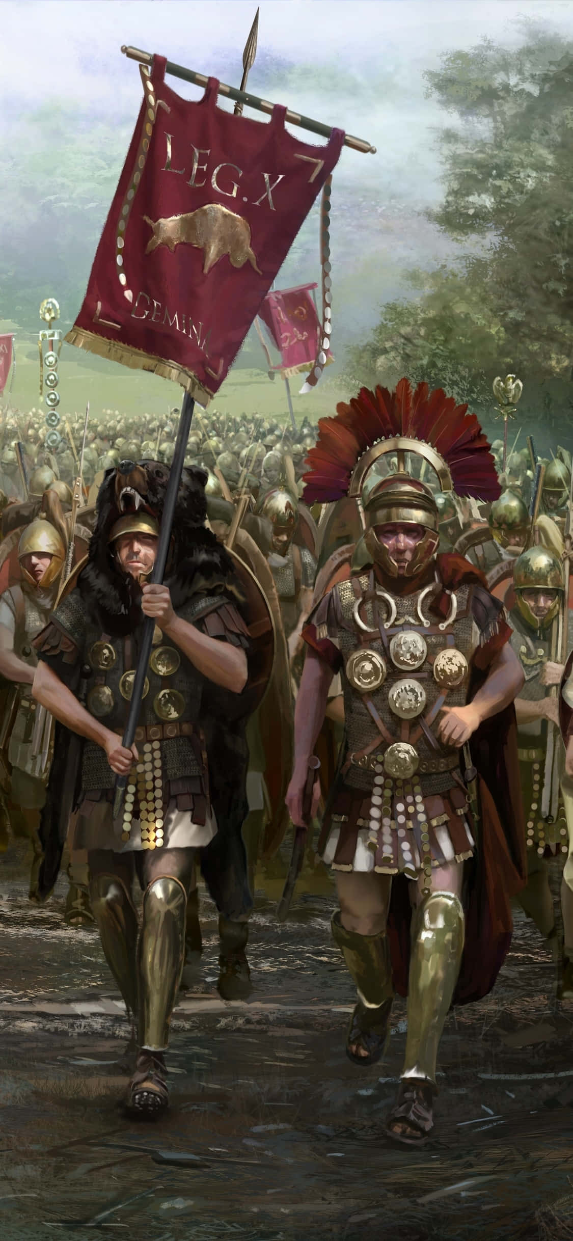 Sakupin ang Imperyong Romano gamit ang iPhone Xs Total War Rome 2 Wallpaper