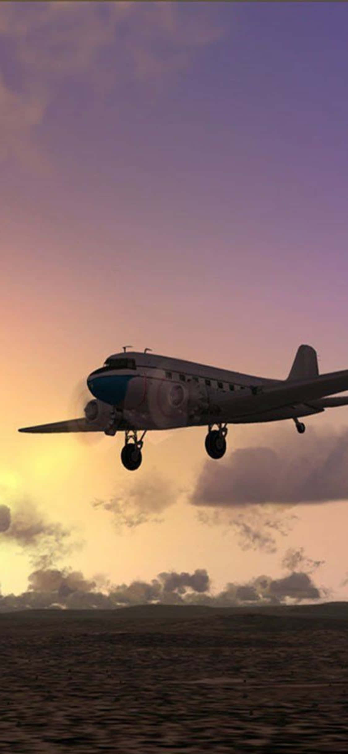 Sakupin ang mga langit gamit ang iPhone Xs at Microsoft Flight Simulator Wallpaper