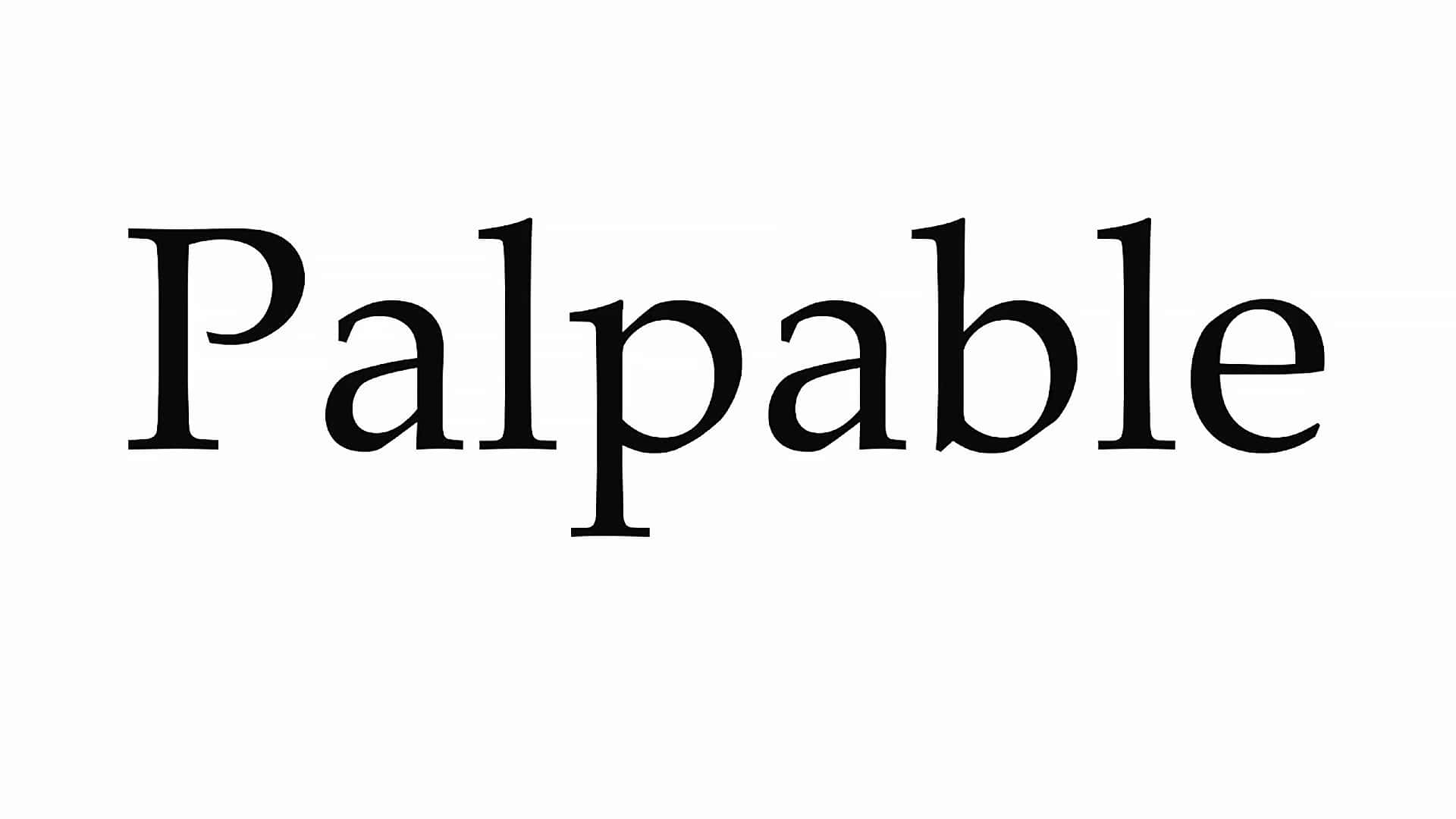 Salitang Palpable Wallpaper