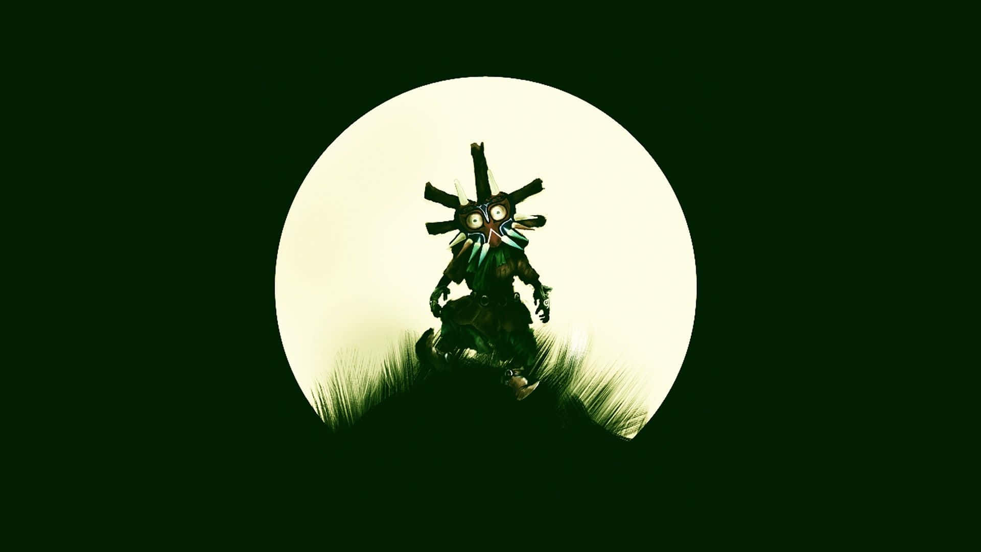 Samahan si Link sa Kanyang Epikong Paglalakbay para sa Triforce sa The Legend of Zelda Wallpaper