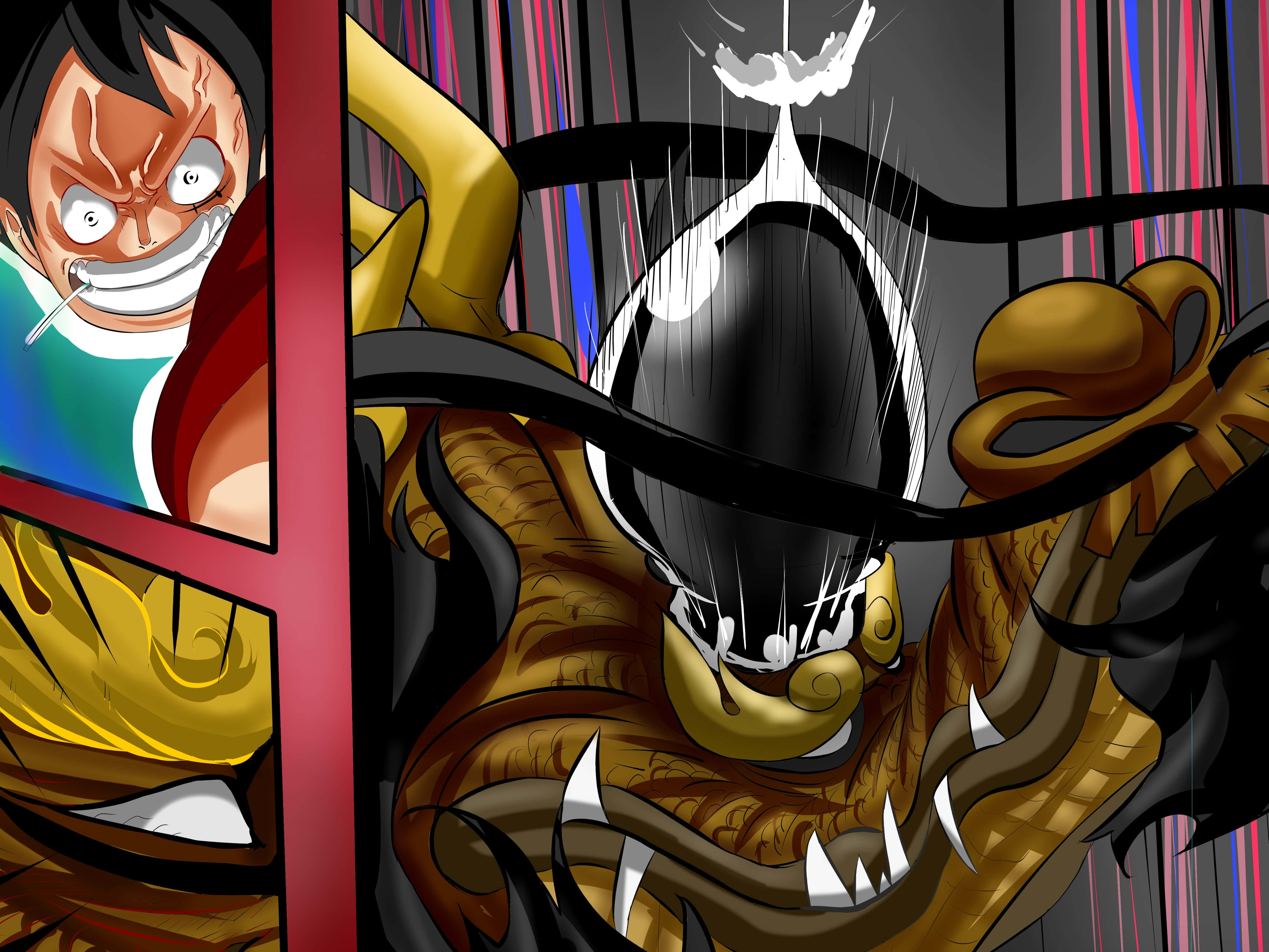 Samahan si Luffy at ang kanyang mga kaibigan sa kanyang matapang na paglalakbay upang maging Hari ng mga Pirata! Wallpaper