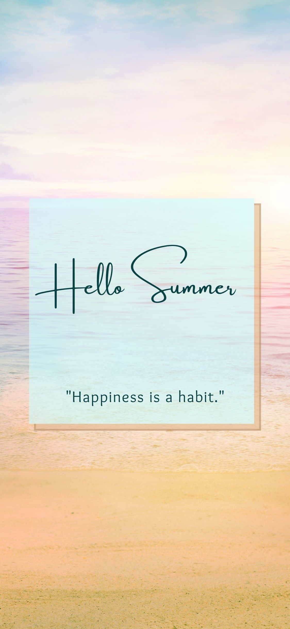 Sambitang iPhone X Summer Background Wallpaper
