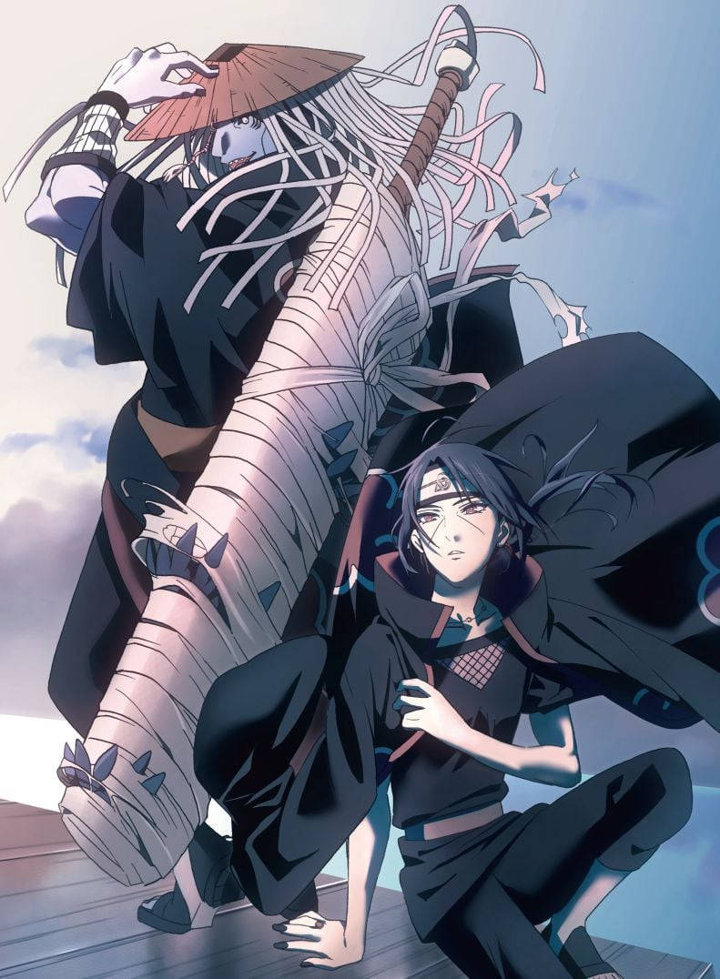 Samehada sa Pagitan nina Itachi at Kisame Wallpaper