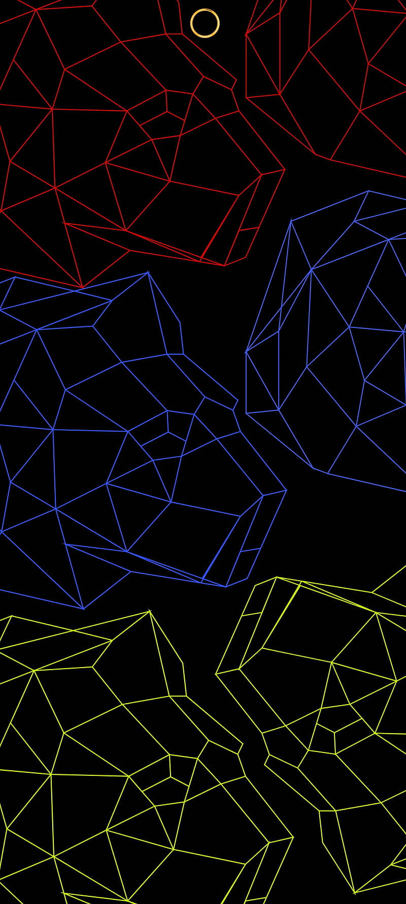 Samsung A71 3D Polygons Wallpaper