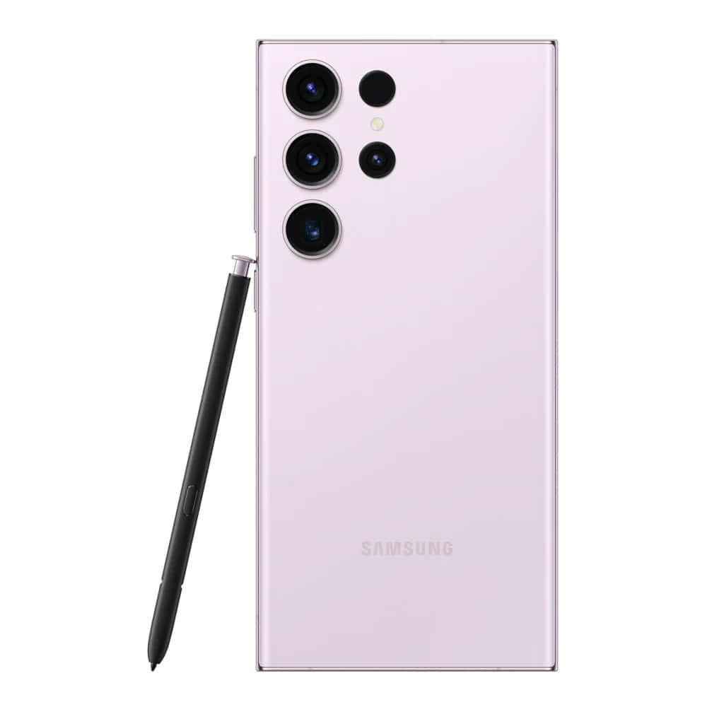 Samsung S23 Ultra Pink na may S Pen Wallpaper