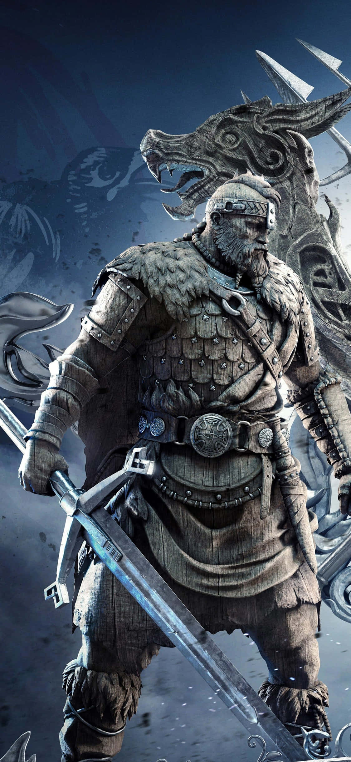 Samurai Laban sa Dragon Android For Honor Background Wallpaper