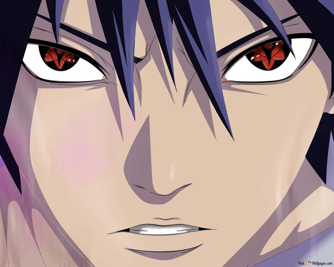 Sasuke Uchiha, mula sa sikat na seryeng anime na 'Naruto Shippuden', ginagamit ang kanyang kapangyarihan sa mata na Sharingan upang labanan ang mga kalaban. Ang kanyang matapang na determinasyon ay nagpatanyag sa kanya bilang isa sa mga pinakasikat na karakter sa serye. Wallpaper