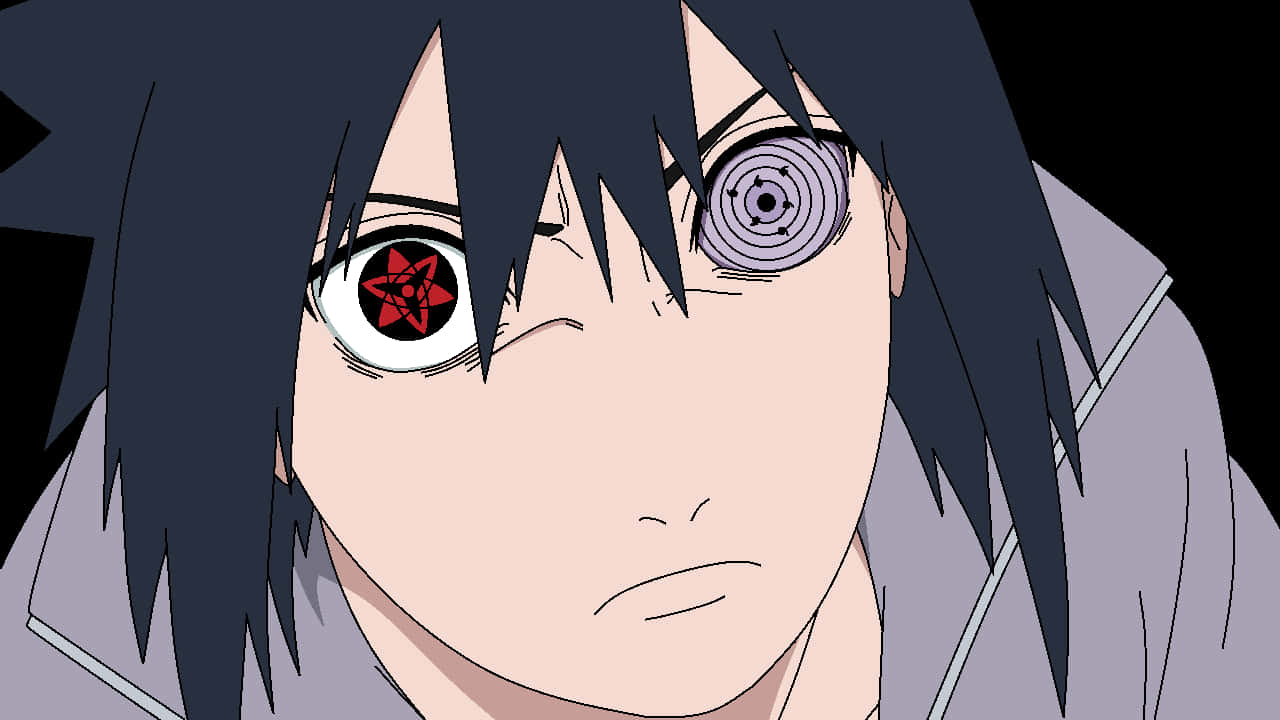 Sasuke Uchiha Sharingan at Rinnegan Wallpaper