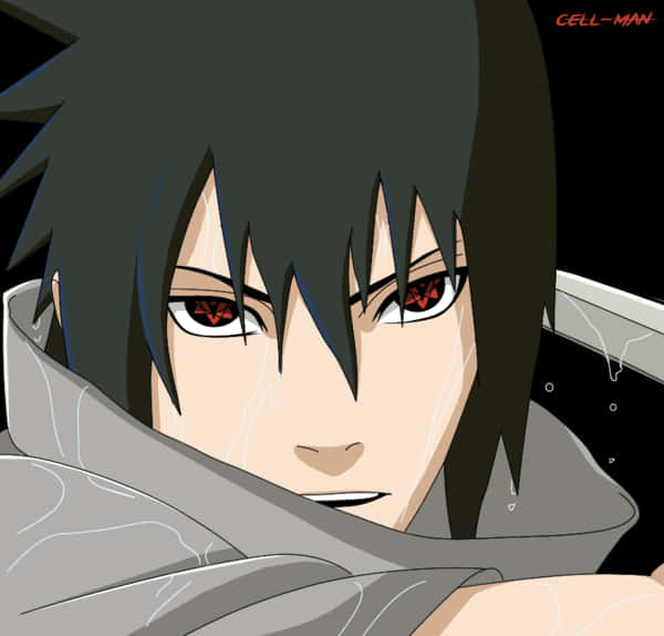 Sasuke Uchiha Sulyap na Sharingan Wallpaper