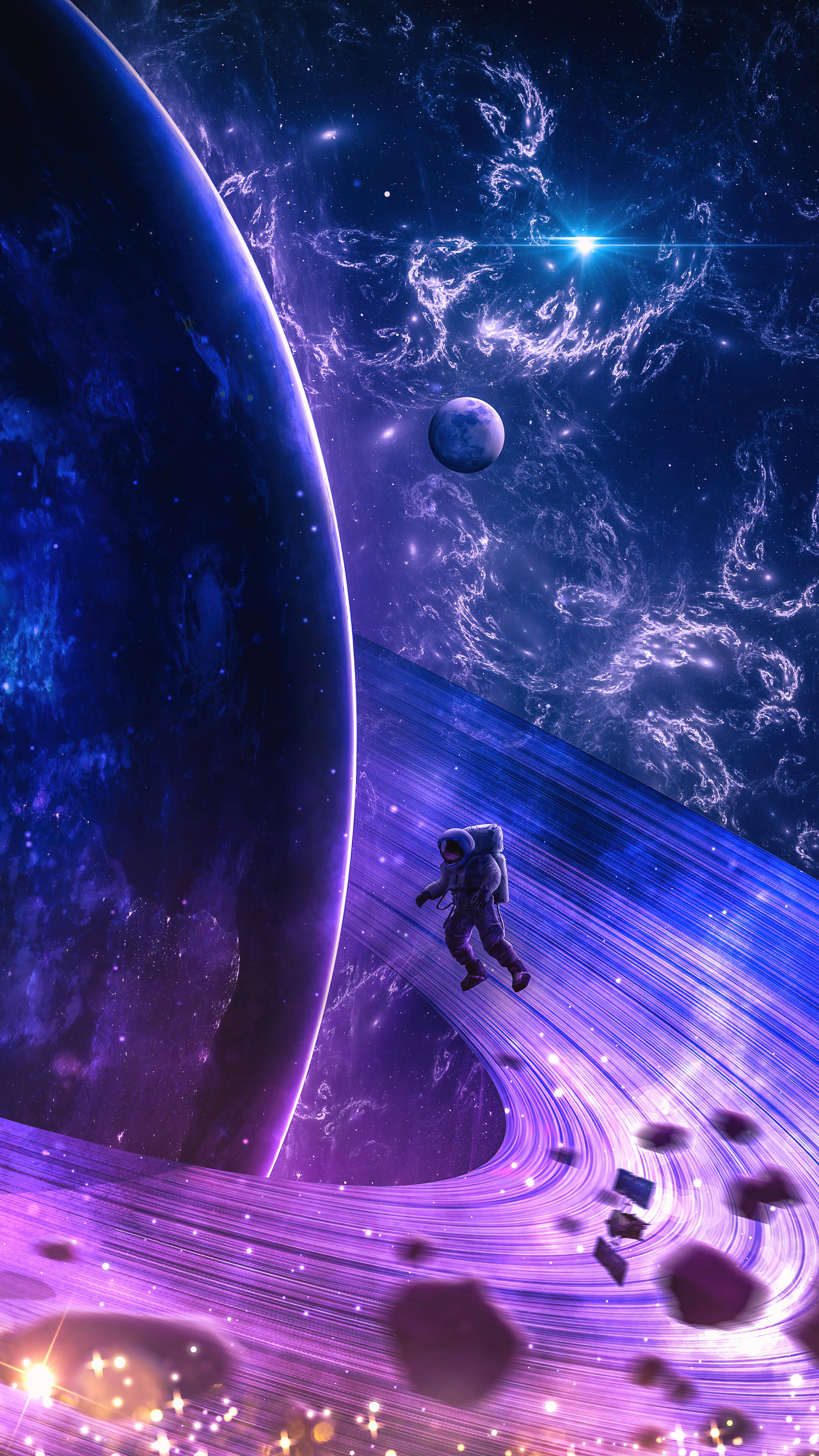 Saturn Mobile 4K Wallpaper