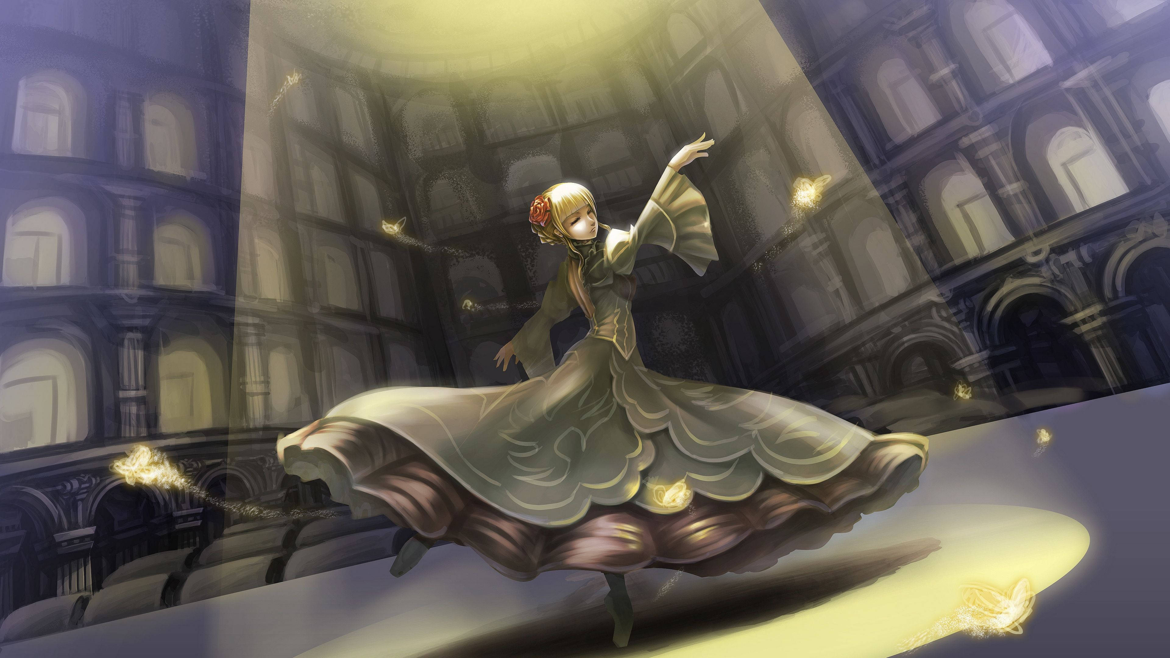 Sayaw ng Anime noong Panahon ng Victorian Wallpaper