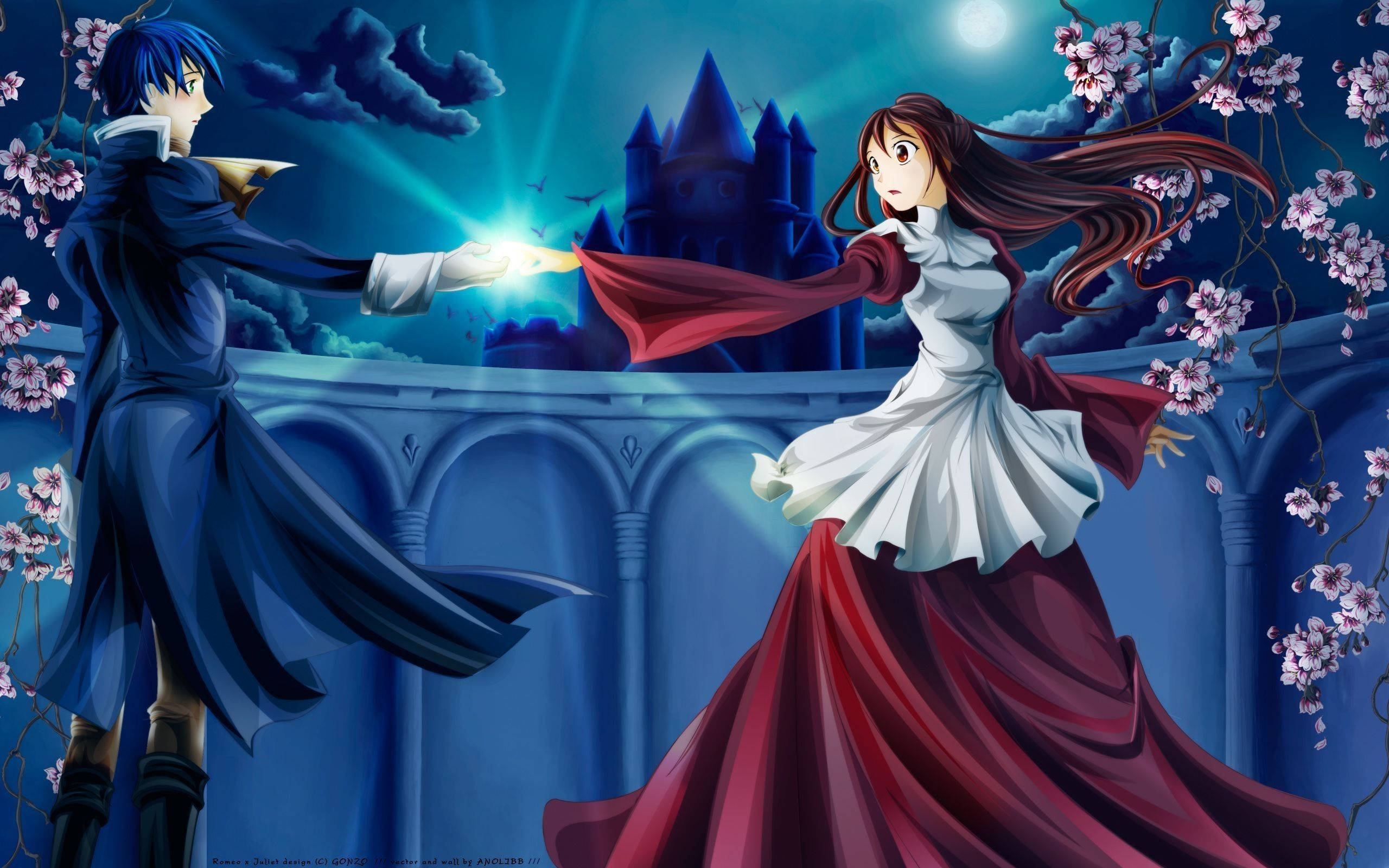 Sayaw ng Anime Romeo at Juliet Wallpaper