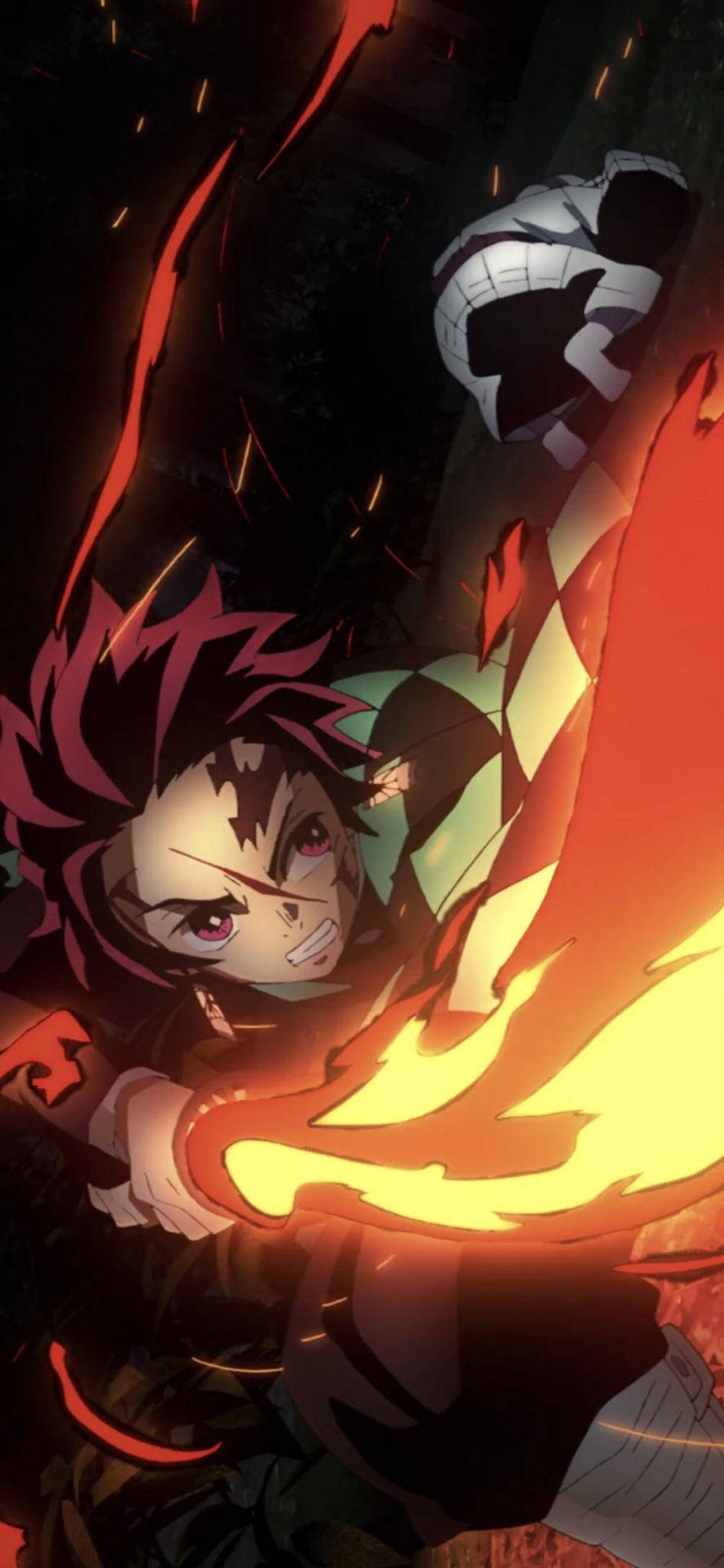 Sayaw ni Tanjiro mula sa Demon Slayer Wallpaper