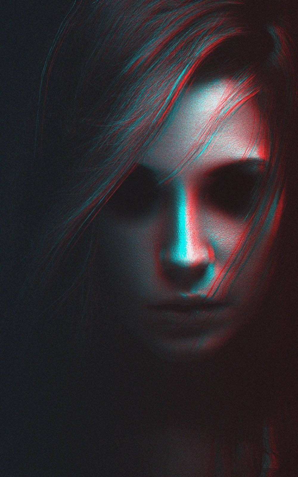 Nakakatakot Na 3D Na Babae Mobile Wallpaper