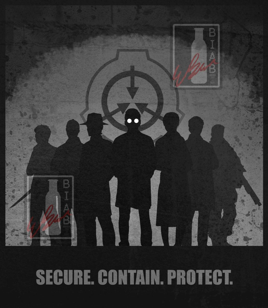 SCP Characters Sa Anino Forma Wallpaper