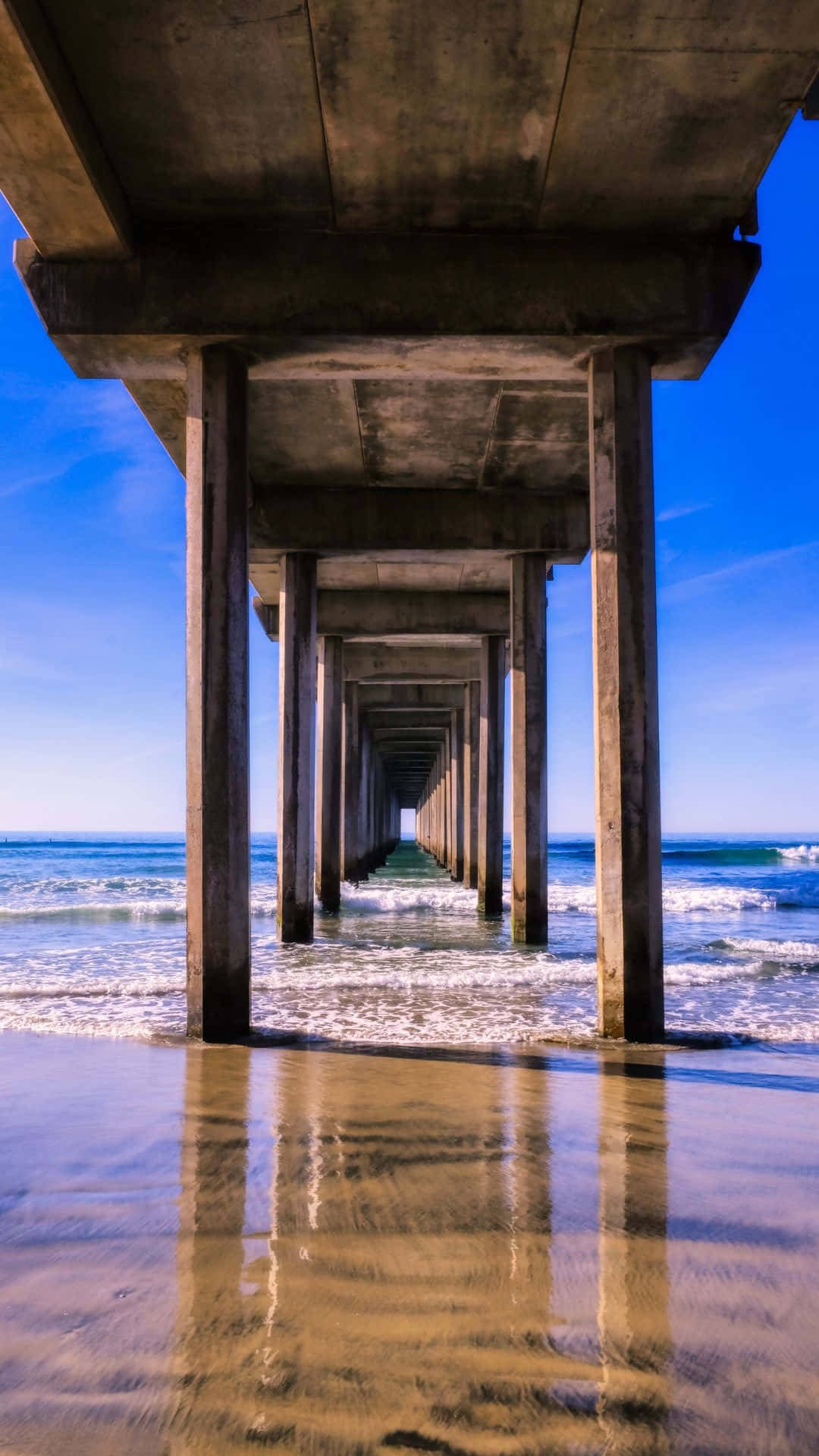 Scripps Pier sa San Diego para sa iPhone Wallpaper